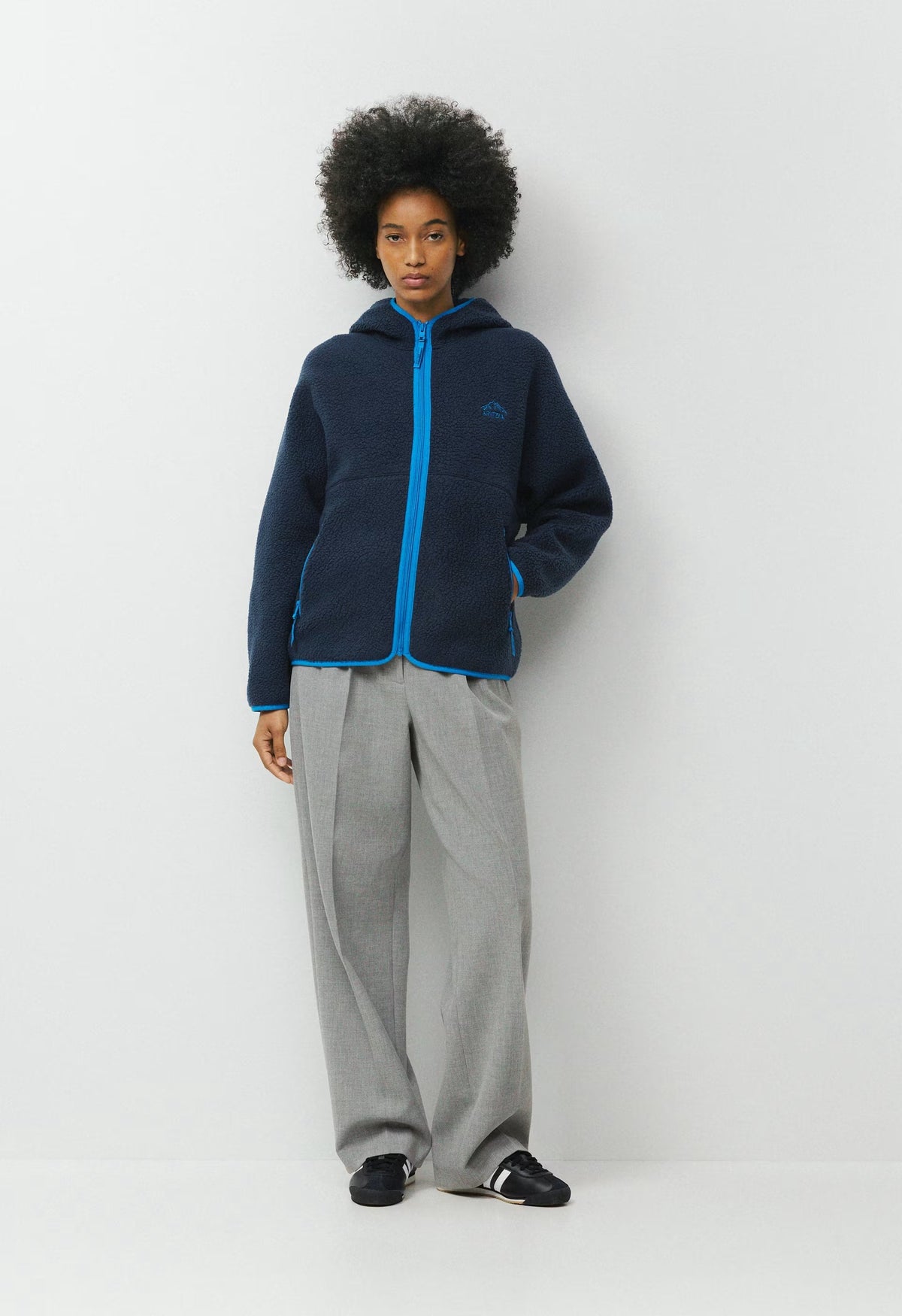 Polartec® Thermal Pro™ Moonrise Zip Hoodie - ADMIRAL/ LAZULI BLUE
