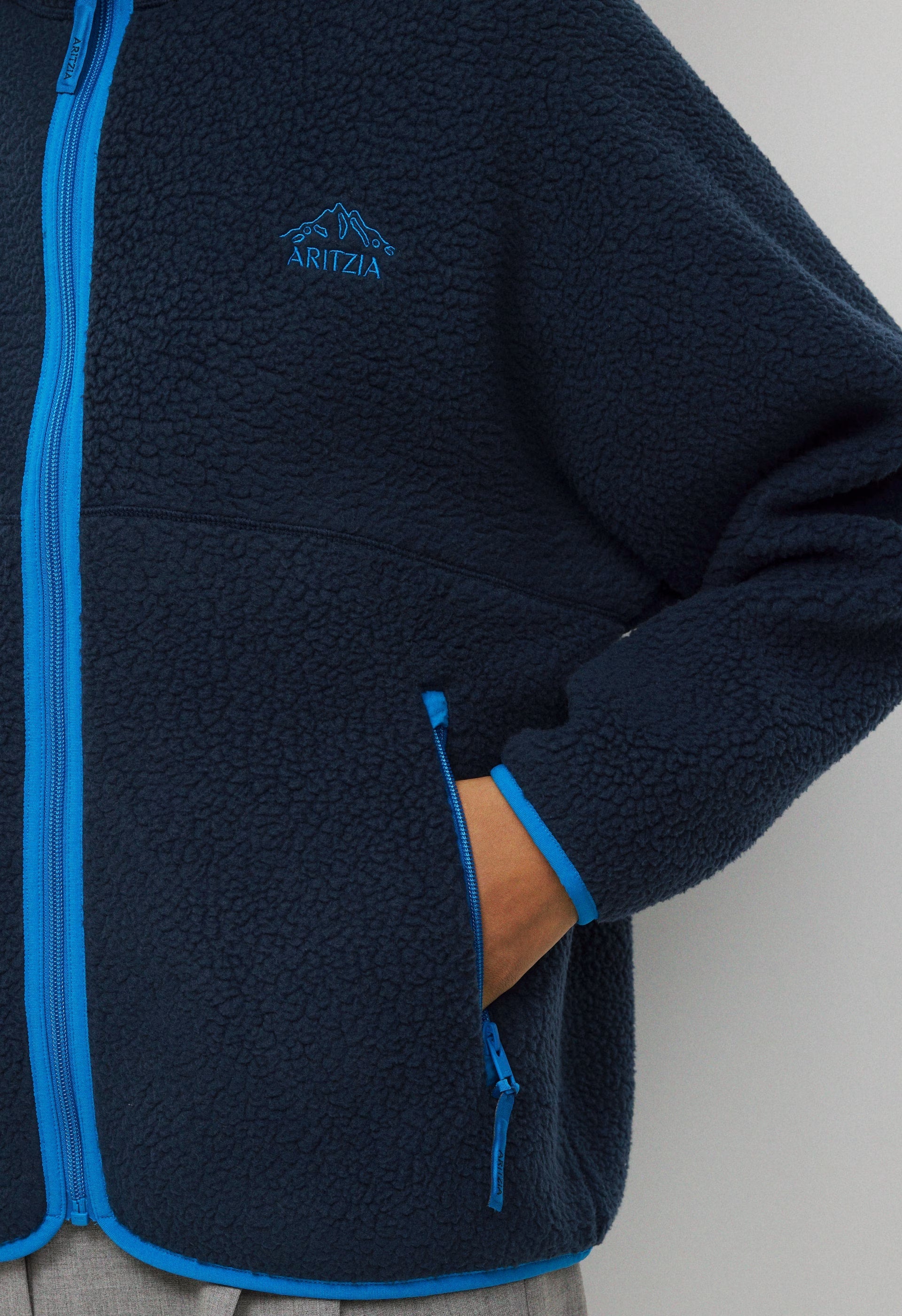 Polartec® Thermal Pro™ Moonrise Zip Hoodie - ADMIRAL/ LAZULI BLUE