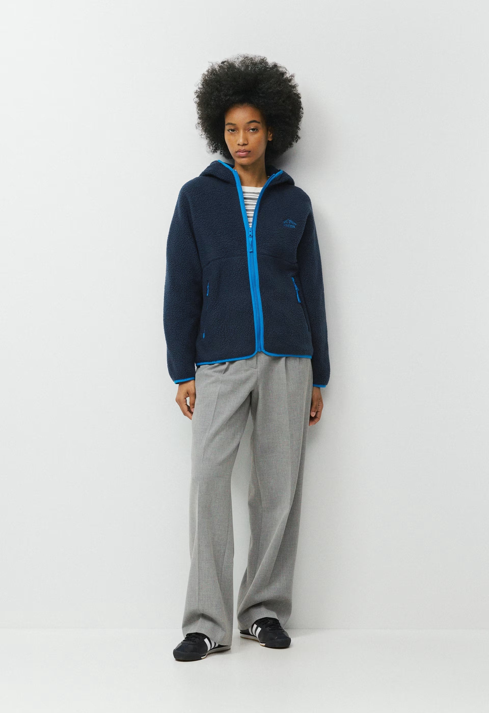 Polartec® Thermal Pro™ Moonrise Zip Hoodie - ADMIRAL/ LAZULI BLUE
