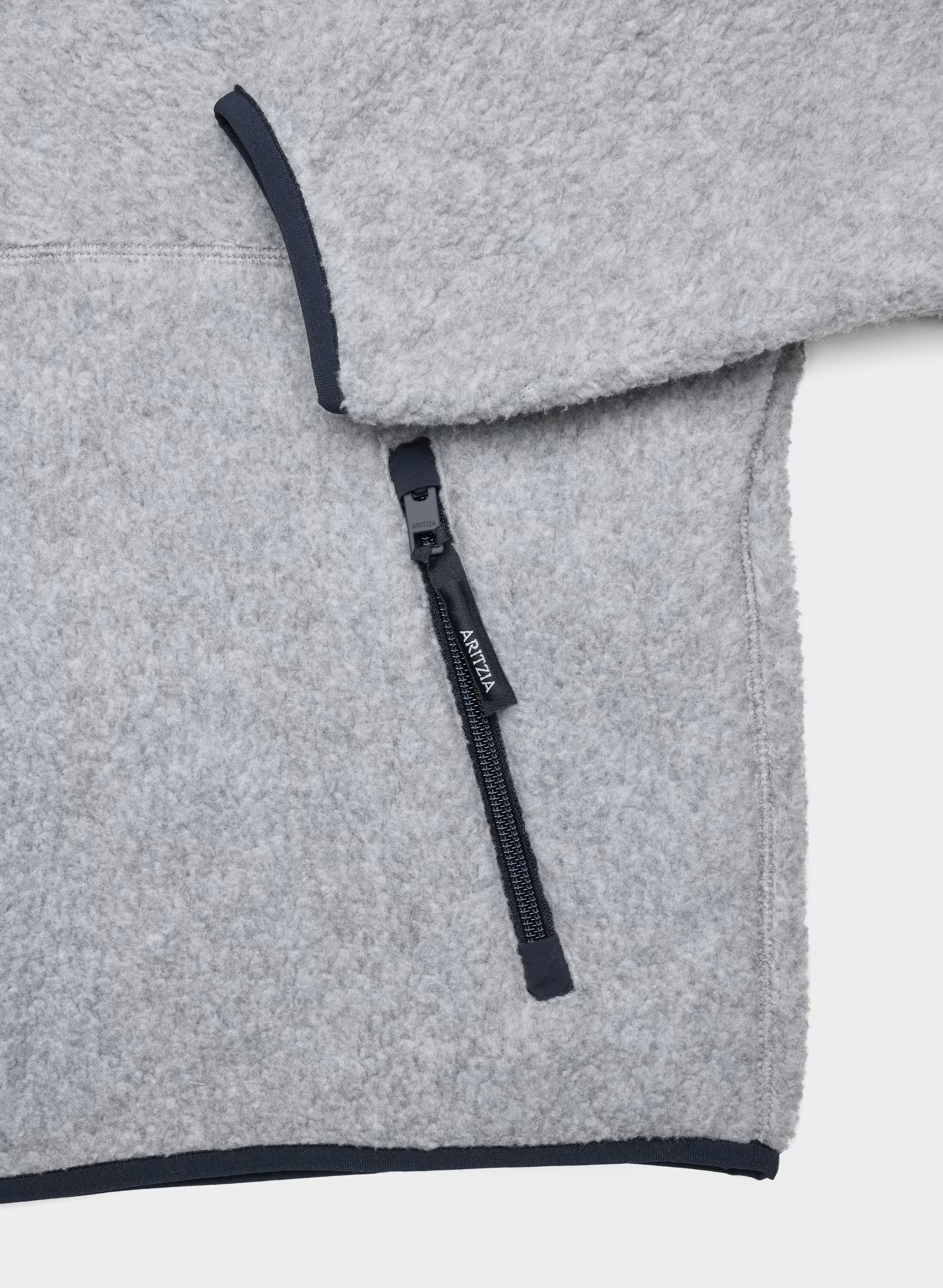 Polartec® Thermal Pro™ Highlands Mockneck - HTR ATHL GREY/ADL NAVY