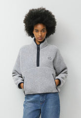 Polartec® Thermal Pro™ Highlands Mockneck - HTR ATHL GREY/ADL NAVY
