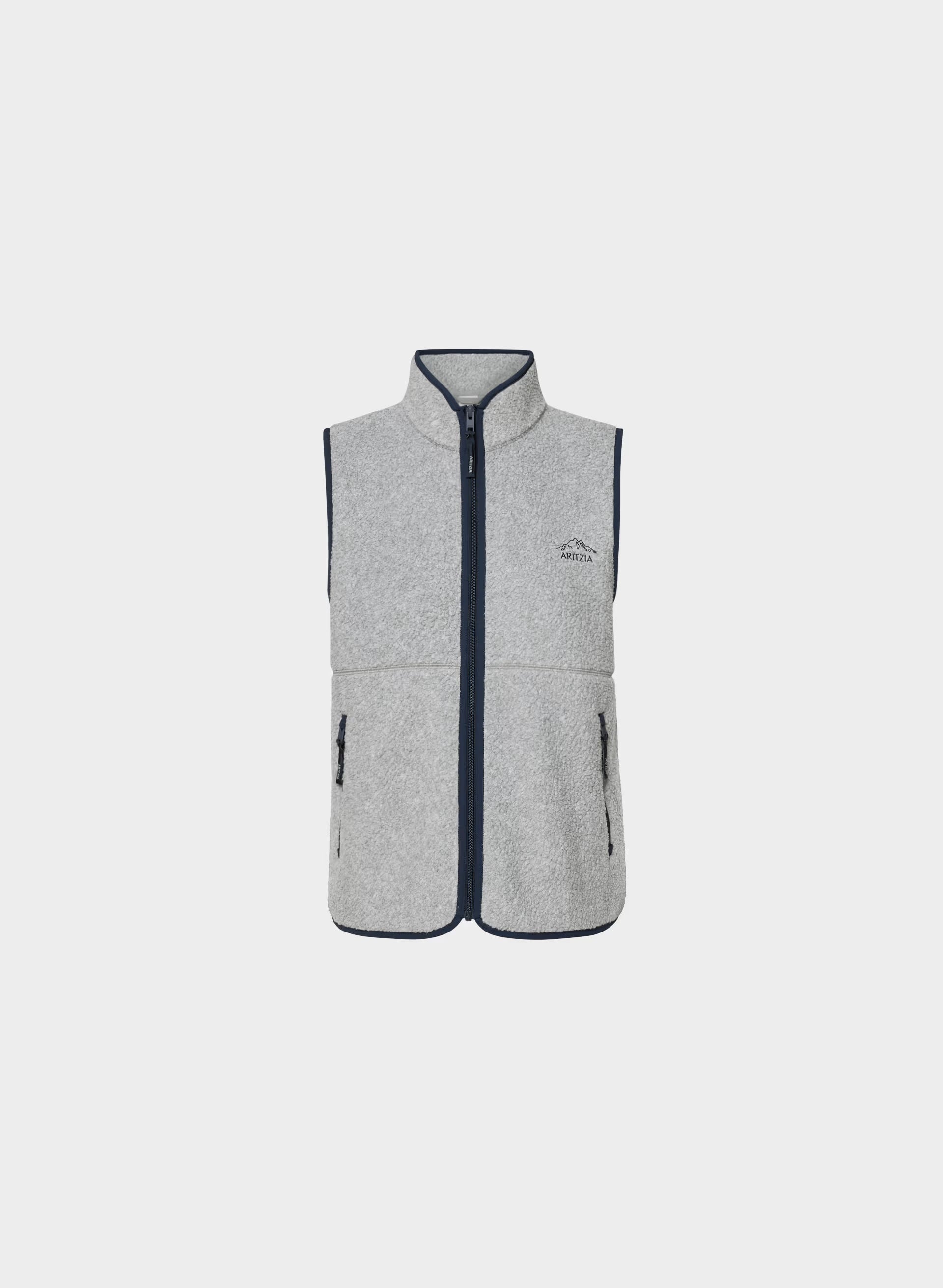 Polartec® Thermal Pro™ Ridgeline Hip Vest - HTR ATHL GREY/ADMIRAL