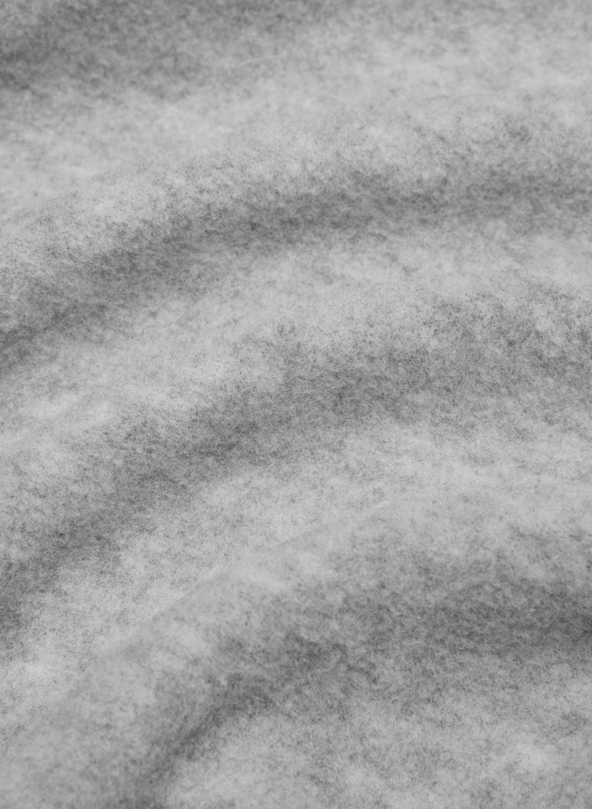 Outlook Zip Mockneck - Bigfoot Fleece - HEATHER DOVER GREY