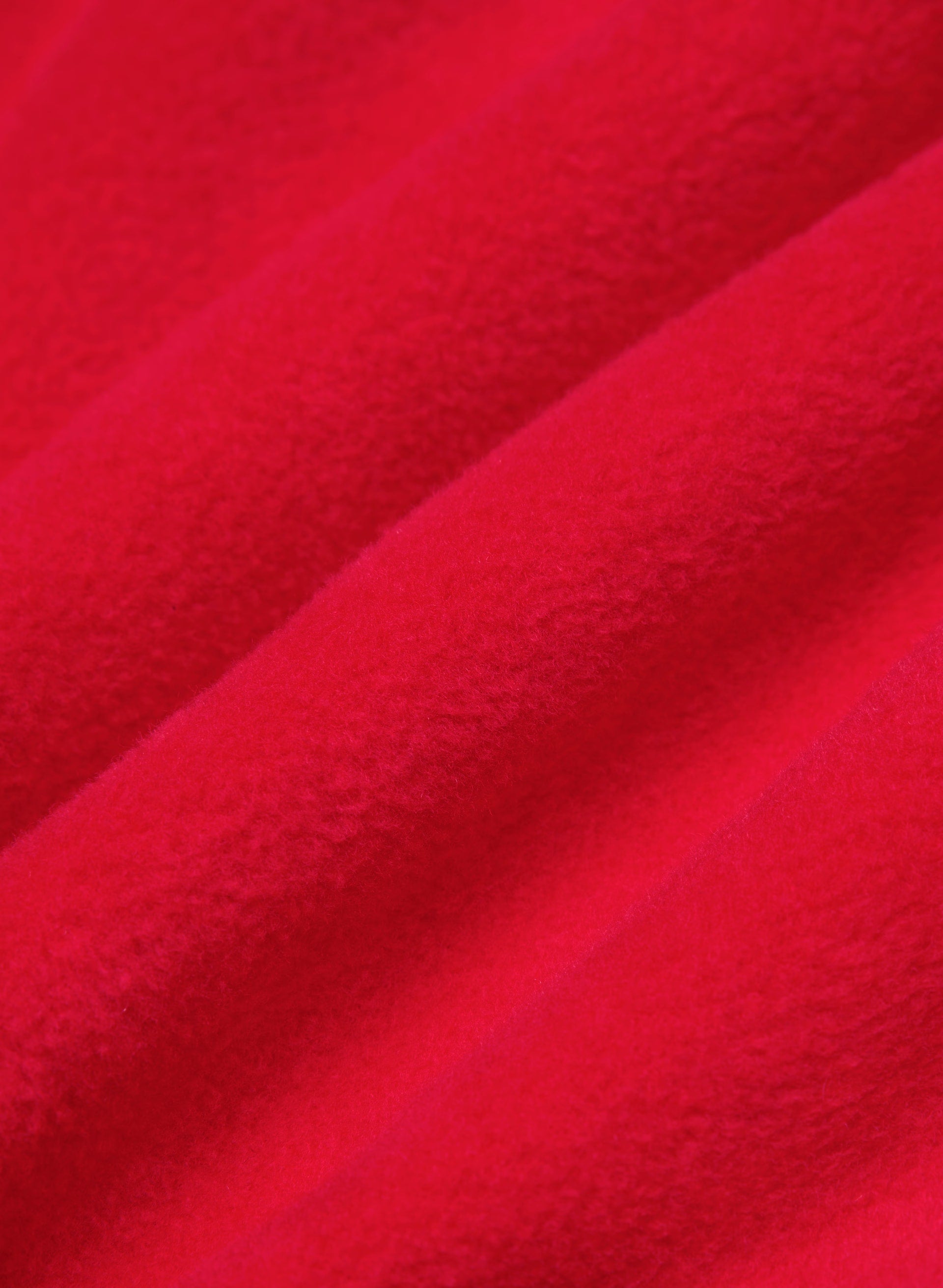 Outlook Zip Mockneck - Bigfoot Fleece - FLASHING RED