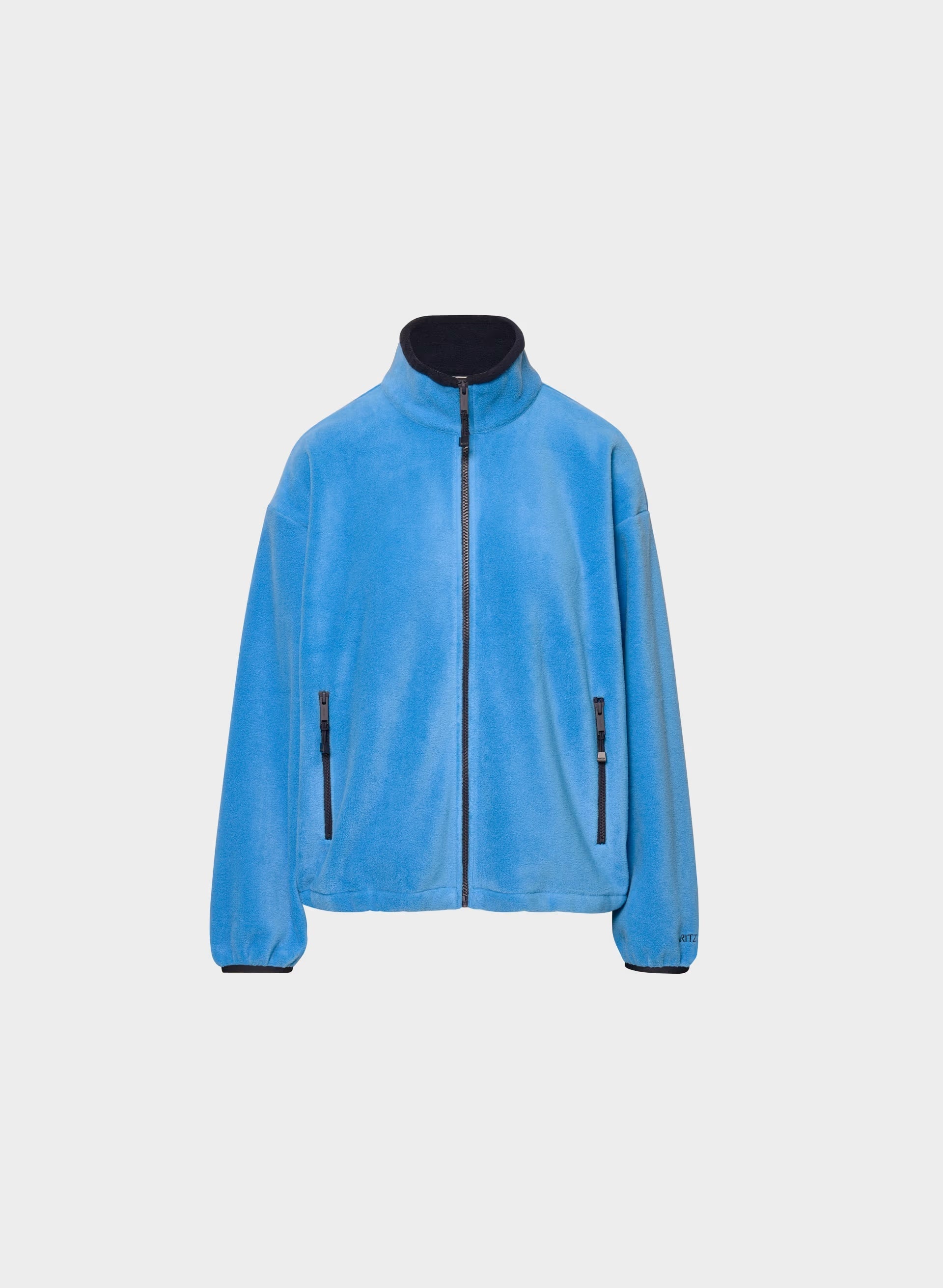 Outlook Zip Mockneck - Bigfoot Fleece - LAZULI BLUE