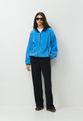 Outlook Zip Mockneck - Bigfoot Fleece - LAZULI BLUE