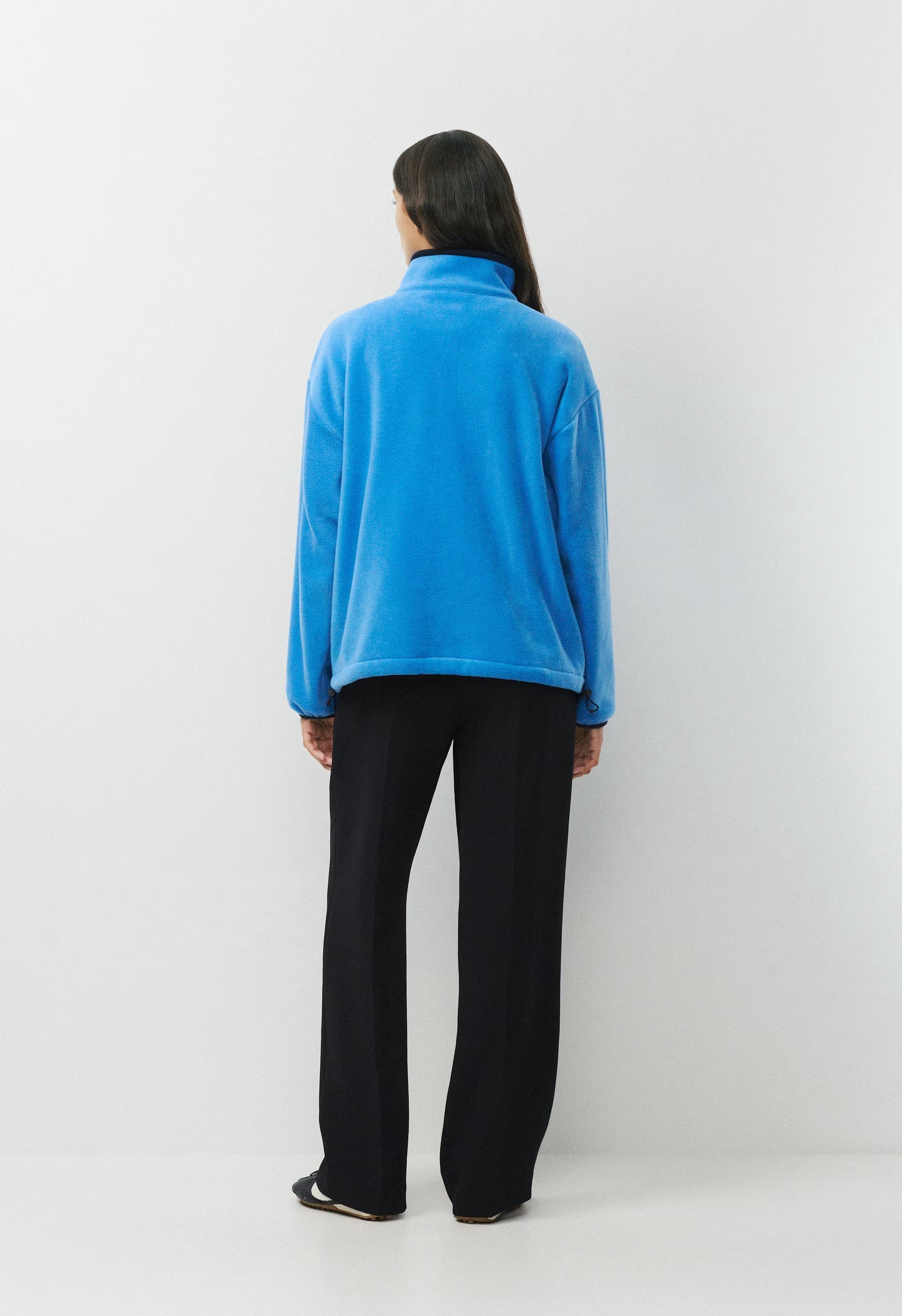 Outlook Zip Mockneck - Bigfoot Fleece - LAZULI BLUE