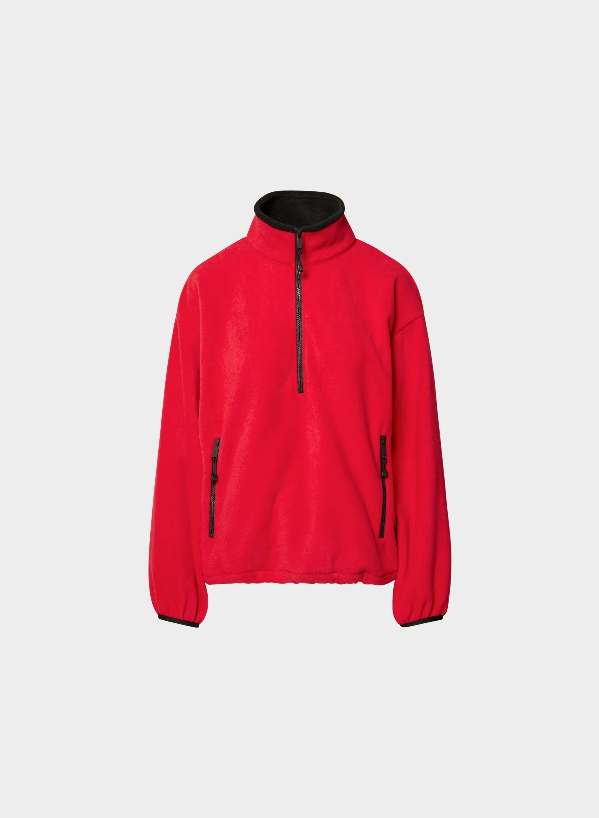 Mellow 1/2 Zip - Bigfoot Fleece - FLASHING RED