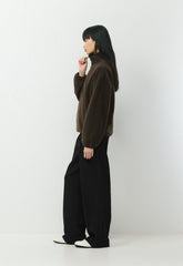 Mellow 1/2 Zip - Bigfoot Fleece - CACAO NIB BROWN