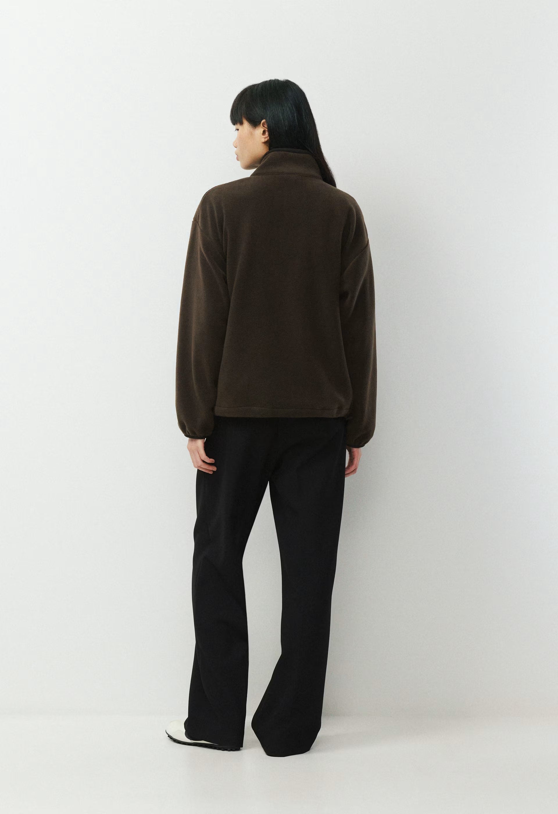 Mellow 1/2 Zip - Bigfoot Fleece - CACAO NIB BROWN
