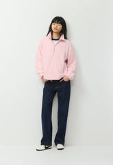 Mellow 1/2 Zip - Bigfoot Fleece - MAGNOLIA