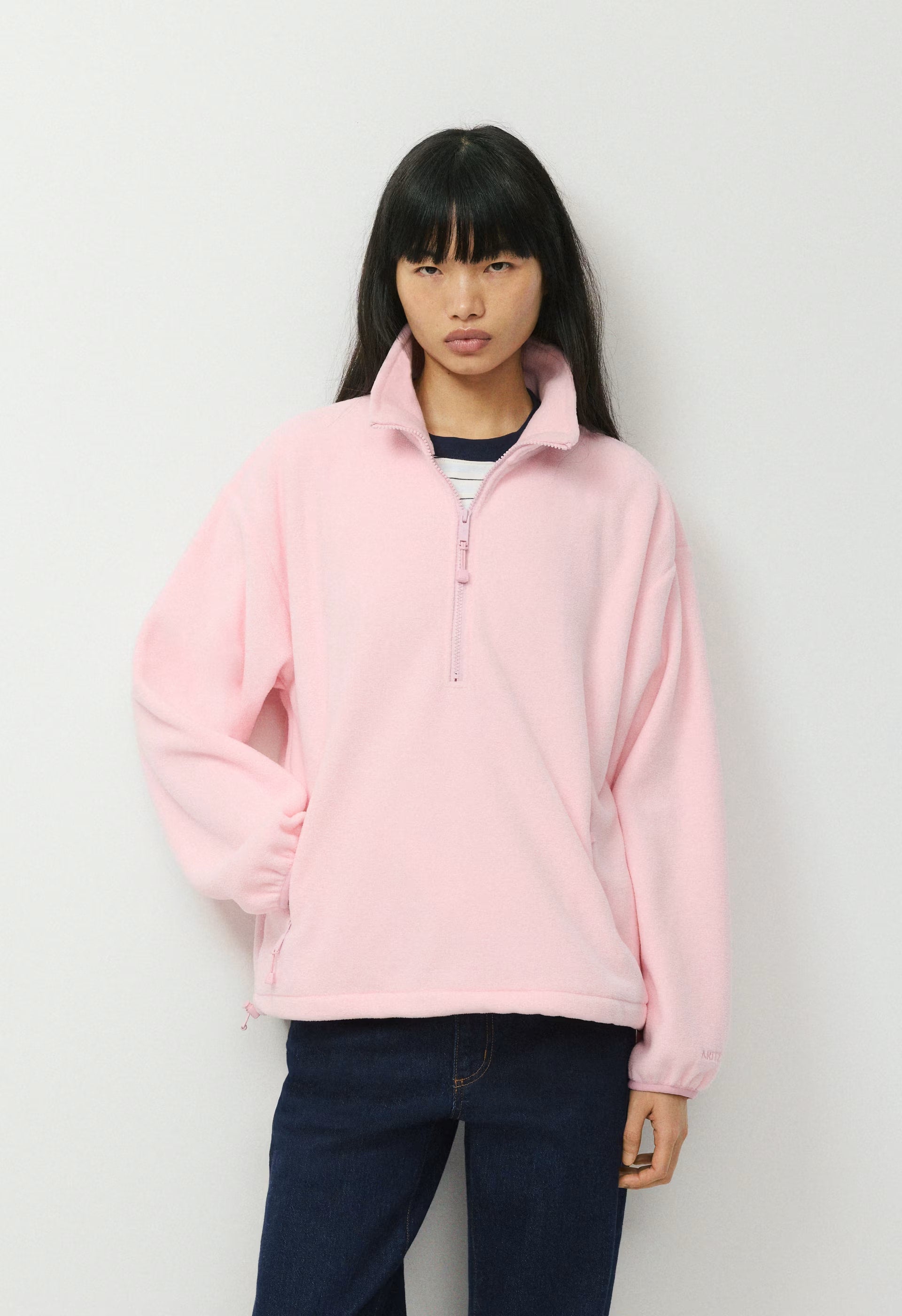 Mellow 1/2 Zip - Bigfoot Fleece - MAGNOLIA