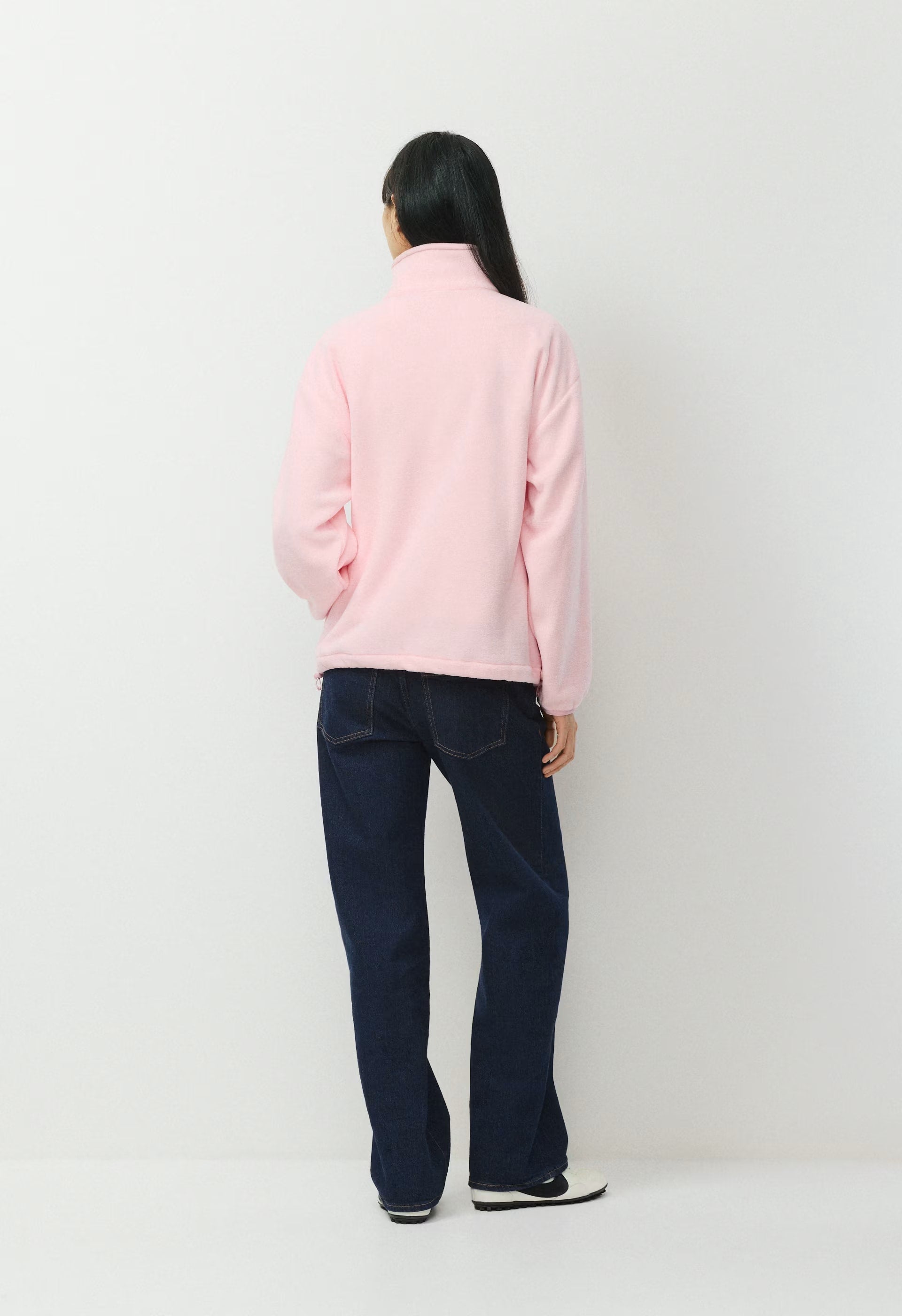Mellow 1/2 Zip - Bigfoot Fleece - MAGNOLIA