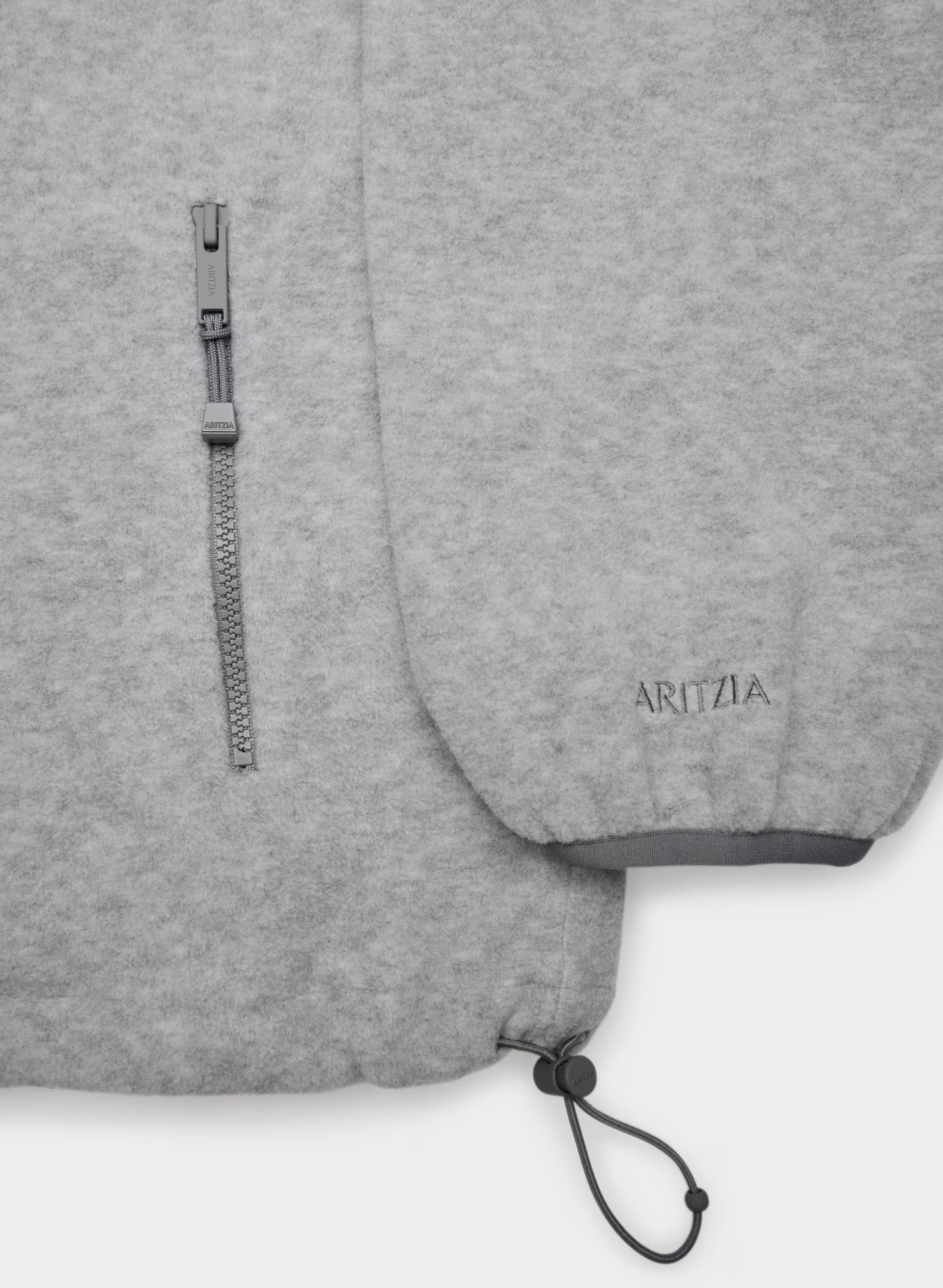 Backwoods Zip Hoodie - Bigfoot Fleece - HEATHER DOVER GREY