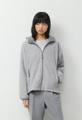Backwoods Zip Hoodie - Bigfoot Fleece - HEATHER DOVER GREY