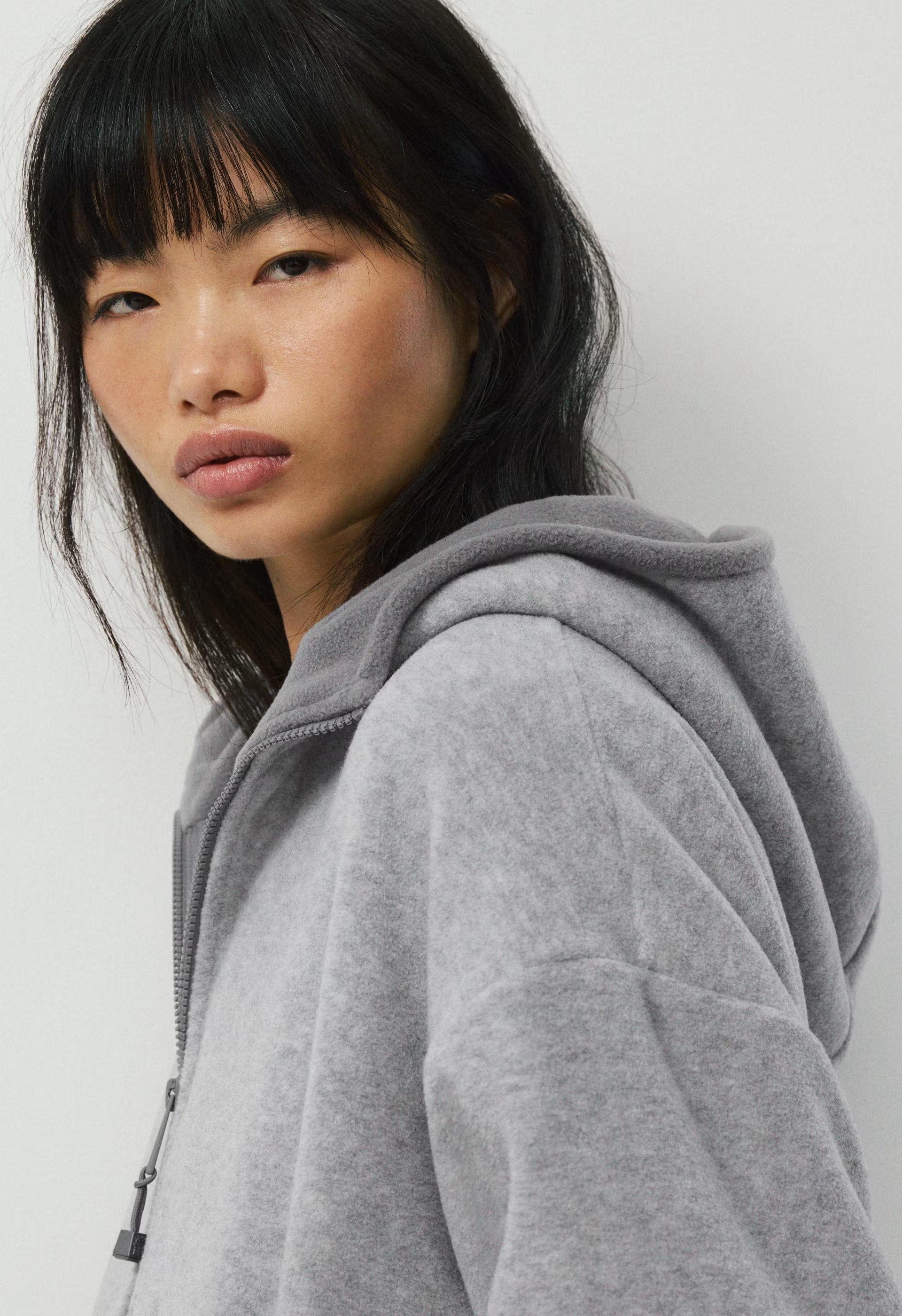 Backwoods Zip Hoodie - Bigfoot Fleece - HEATHER DOVER GREY
