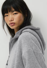 Backwoods Zip Hoodie - Bigfoot Fleece - HEATHER DOVER GREY