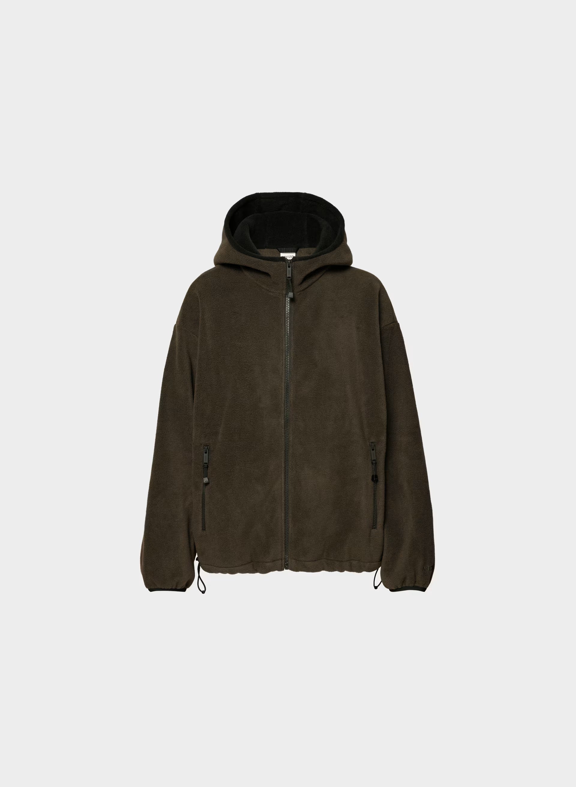 Backwoods Zip Hoodie - Bigfoot Fleece - CACAO NIB BROWN