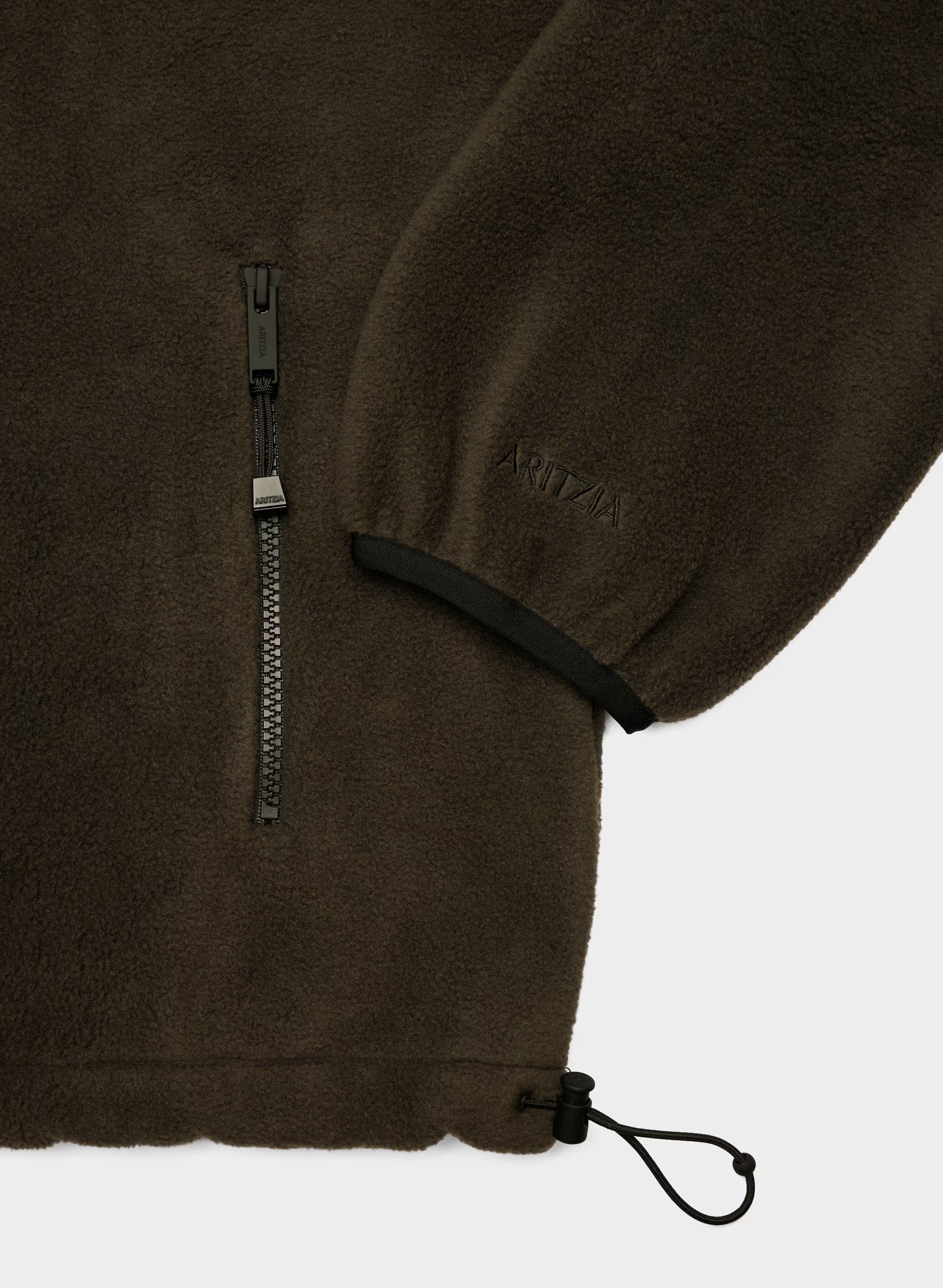Backwoods Zip Hoodie - Bigfoot Fleece - CACAO NIB BROWN