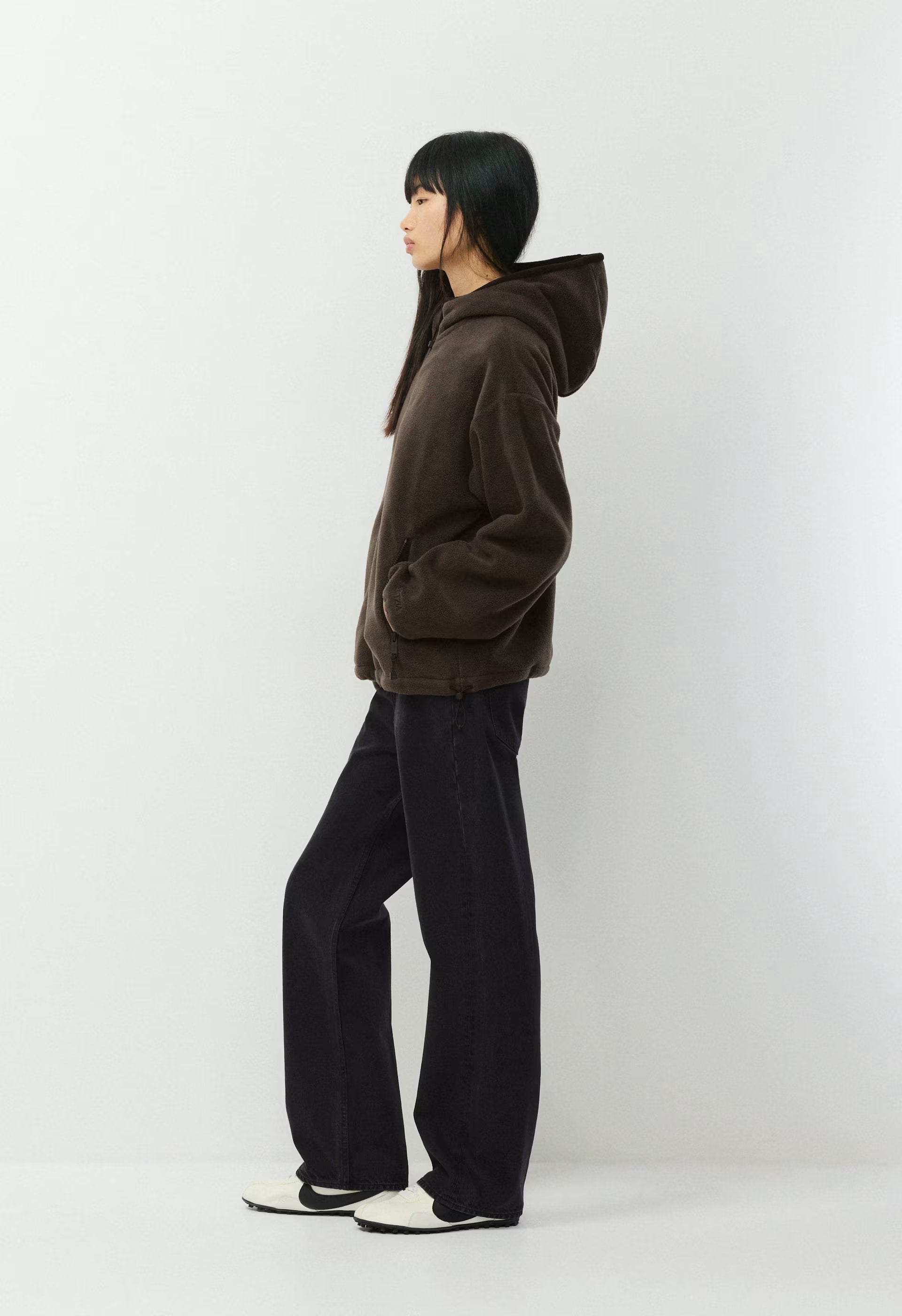 Backwoods Zip Hoodie - Bigfoot Fleece - CACAO NIB BROWN