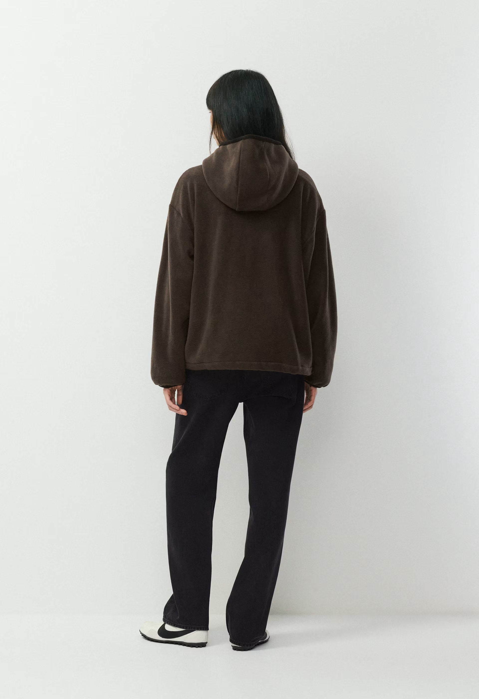 Backwoods Zip Hoodie - Bigfoot Fleece - CACAO NIB BROWN