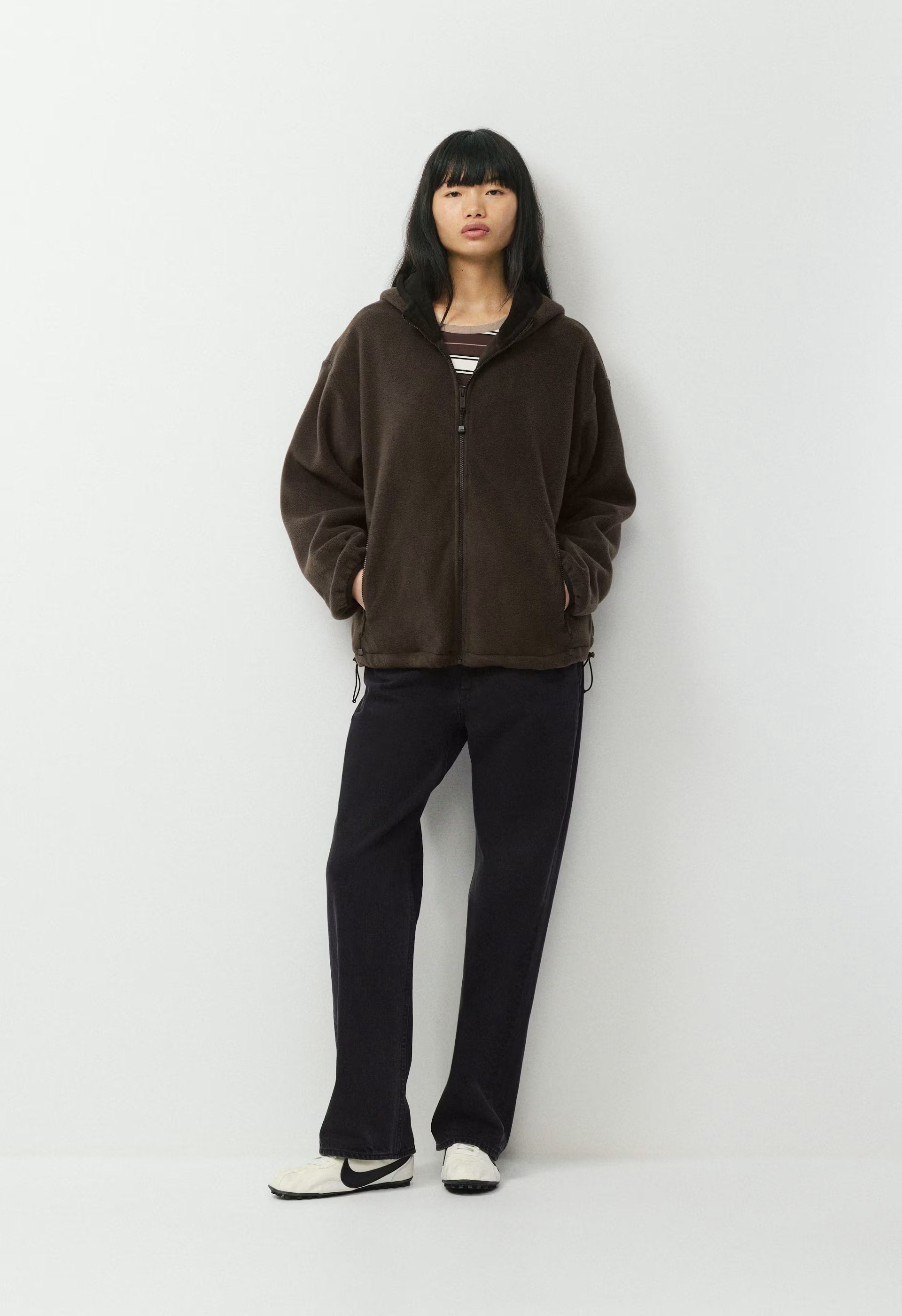 Backwoods Zip Hoodie - Bigfoot Fleece - CACAO NIB BROWN