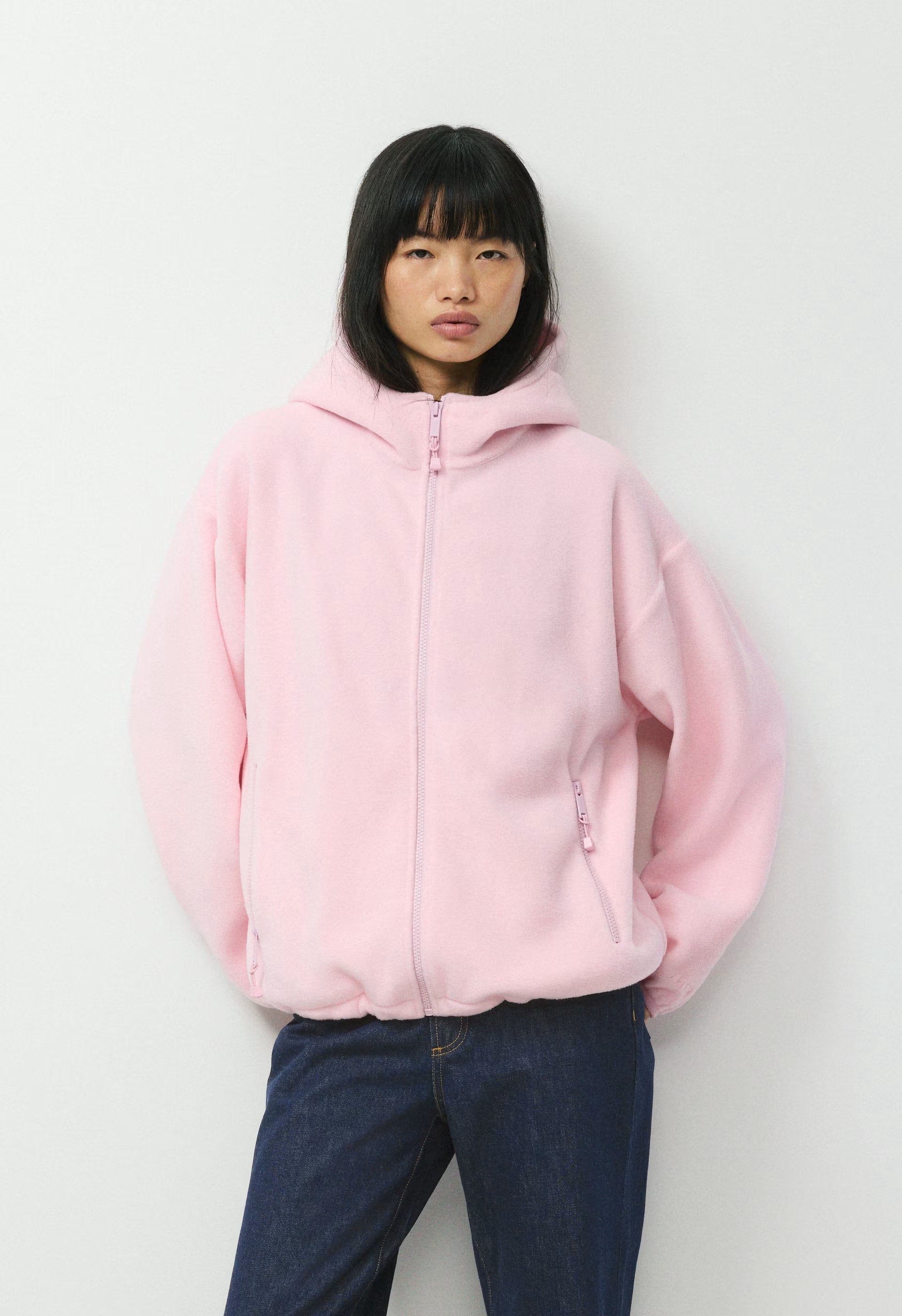 Backwoods Zip Hoodie - Bigfoot Fleece - MAGNOLIA