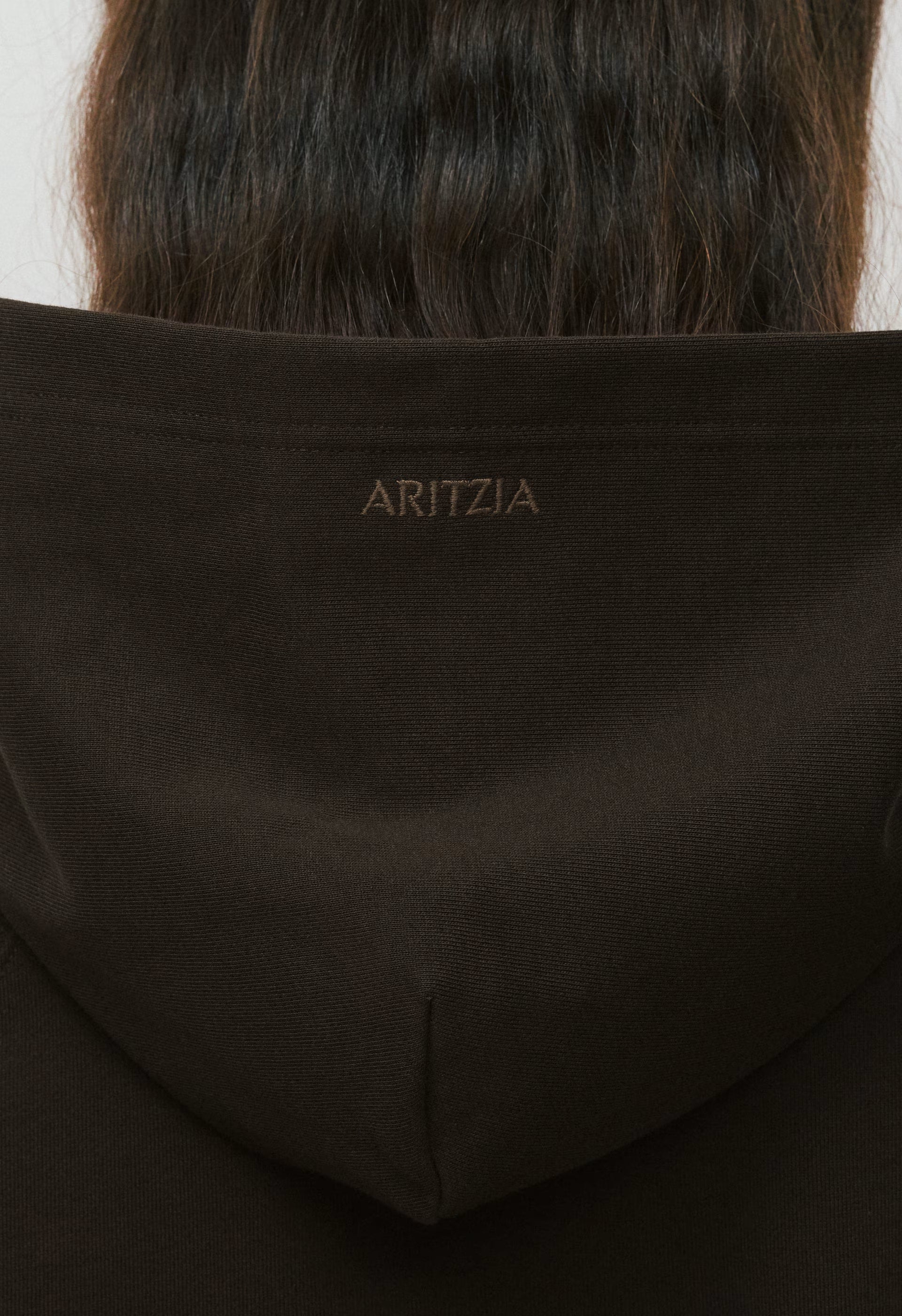Terry Sweatfleece Perfect Raglan Hoodie - CACAO NIB BROWN