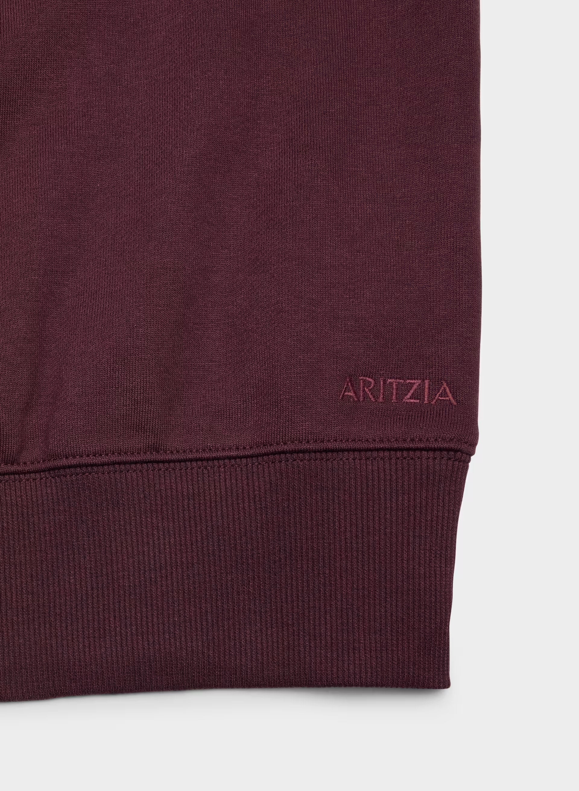 Terry Sweatfleece Perfect Raglan Sweatshirt - GALA PLUM