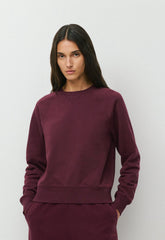 Terry Sweatfleece Perfect Raglan Sweatshirt - GALA PLUM