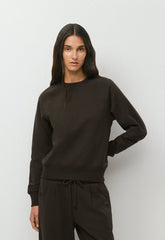 Terry Sweatfleece Perfect Raglan Sweatshirt - CACAO NIB BROWN
