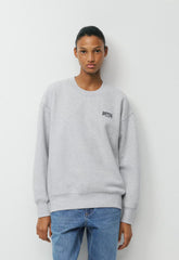 Cozy Sweatfleece Boyfriend Crew Sweatshirt - H CHROME/ ADMIRAL