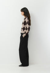 Bare Merino Wool Bloor Sweater - H ND TPE/CC NB BRWN