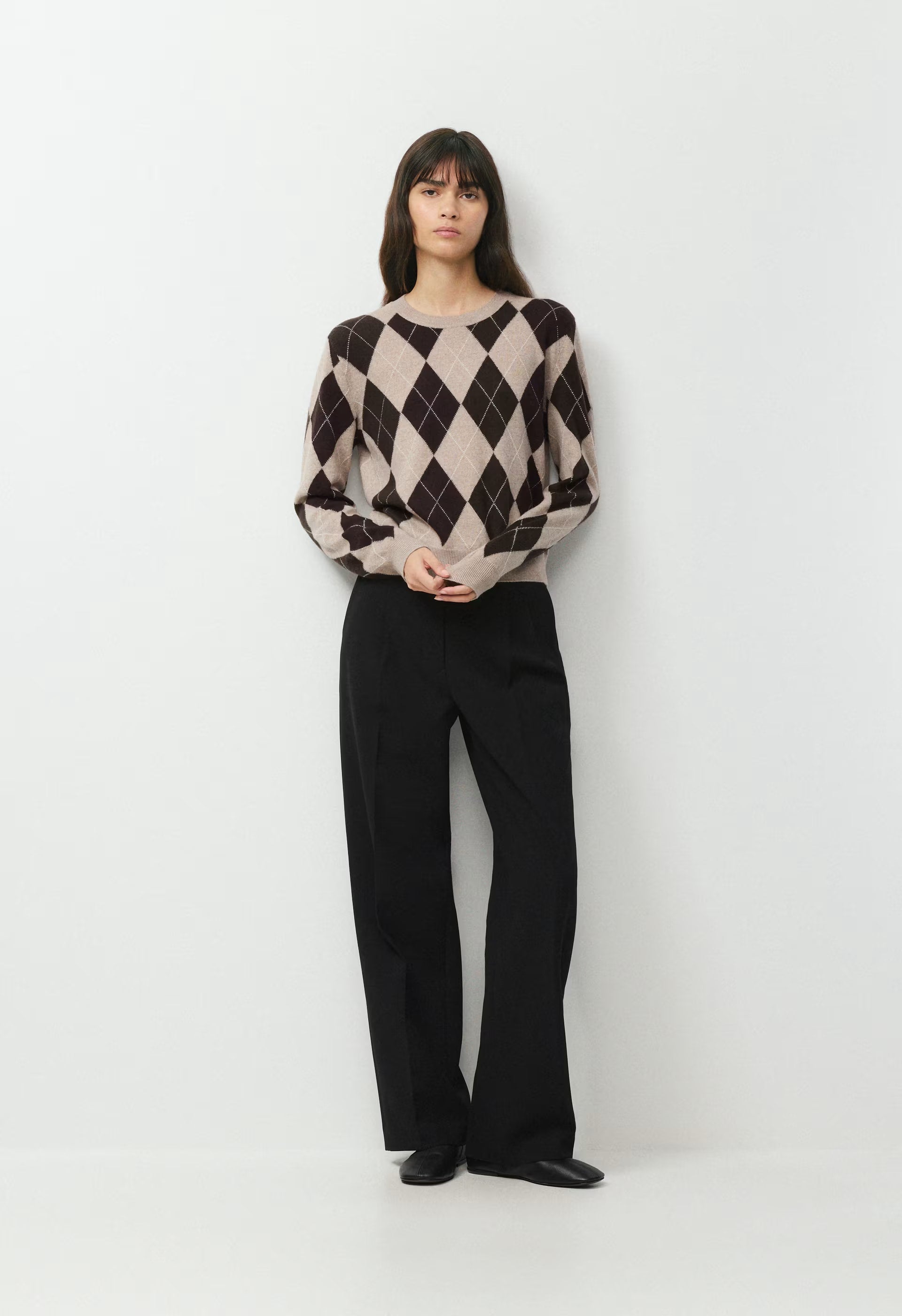 Bare Merino Wool Bloor Sweater - H ND TPE/CC NB BRWN