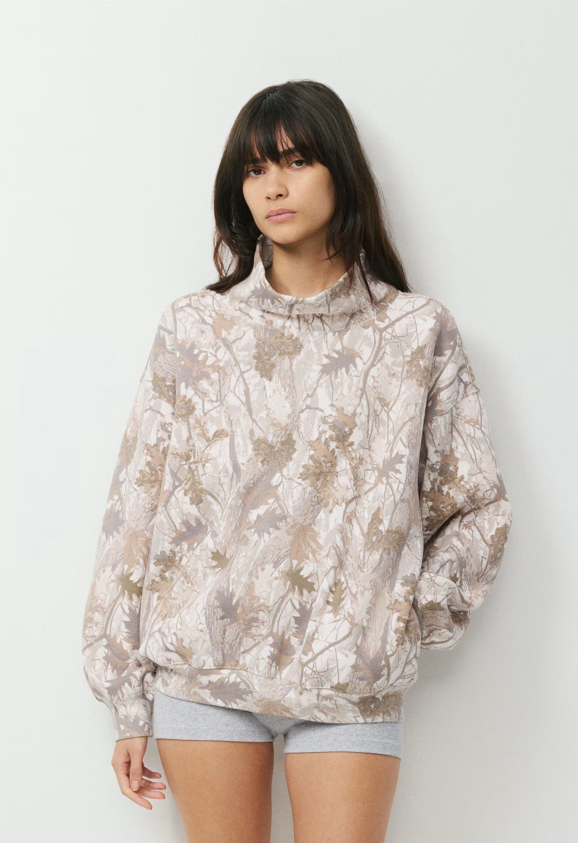 Cozy Sweatfleece Mega Funnel Neck - FLUENT TAUP NATURESCAP