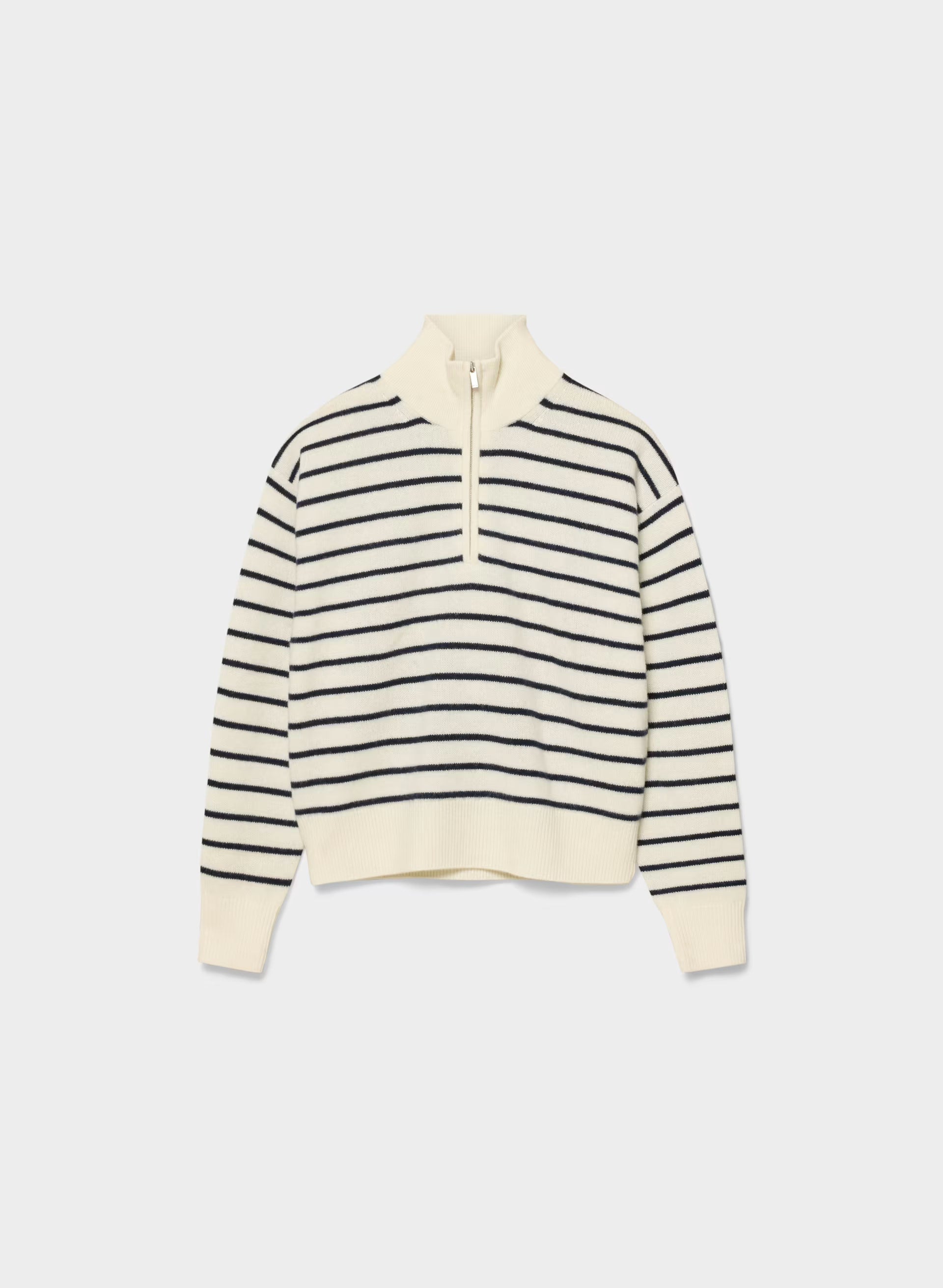 Essential Cashmere Metaphor Sweater - LGHT BRCH/ADML NVY