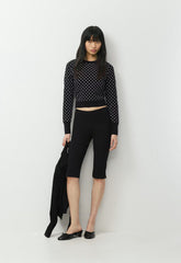 Teatime Sweater - BLACK/WHITE
