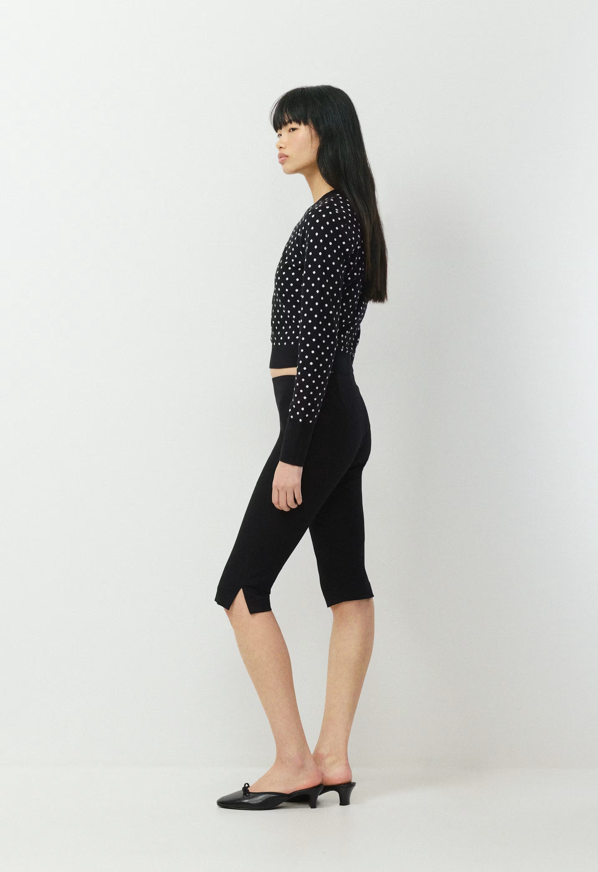Teatime Sweater - BLACK/WHITE