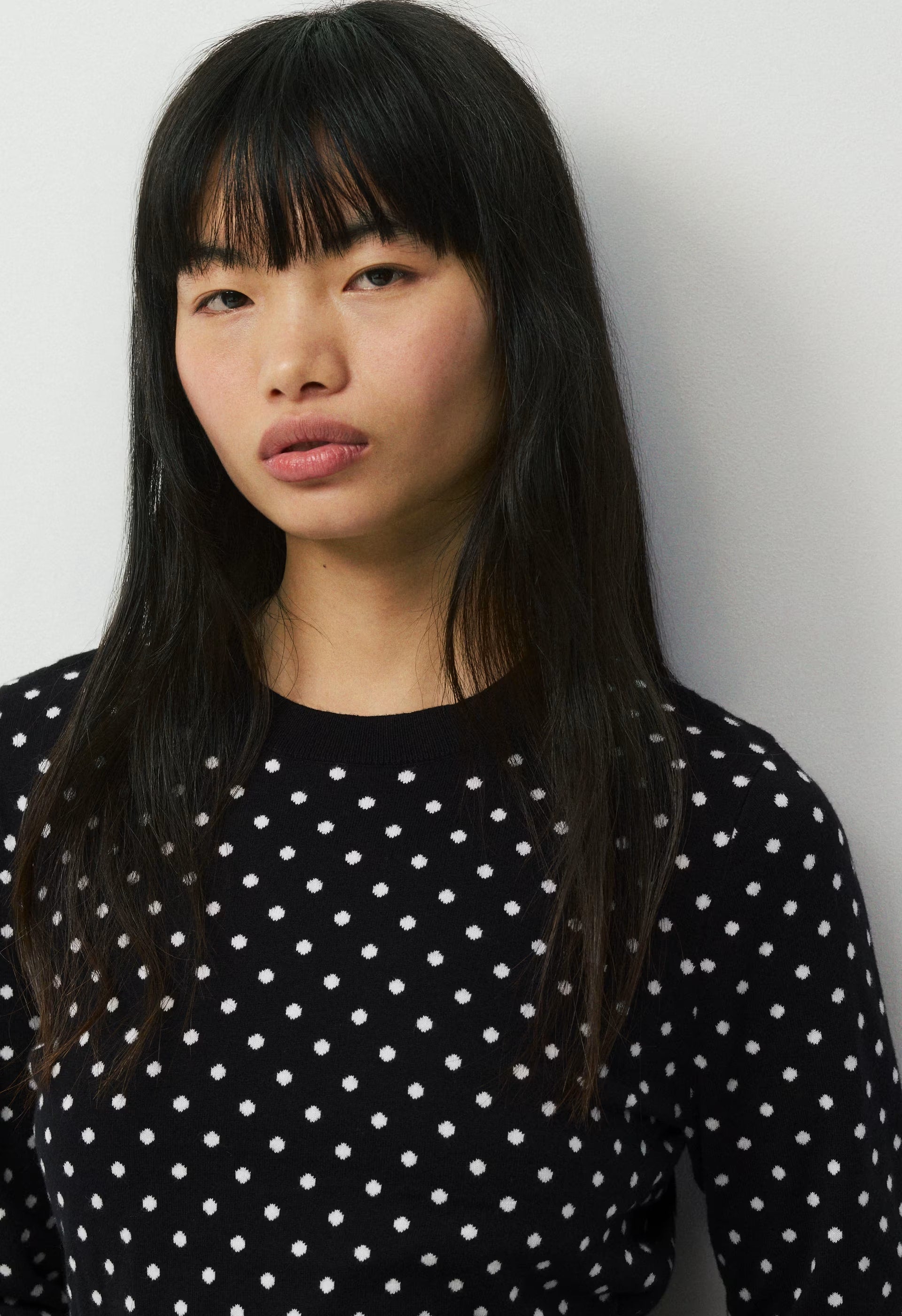 Teatime Sweater - BLACK/WHITE