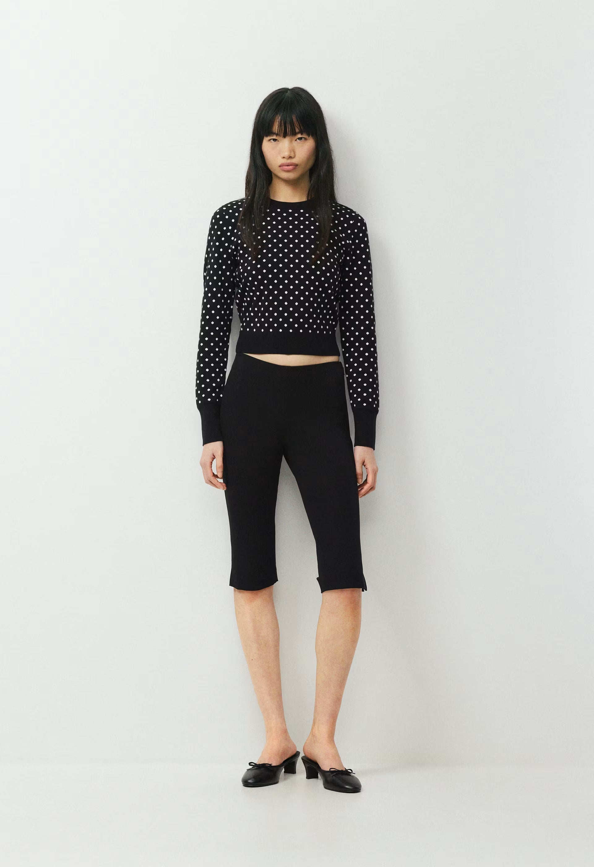 Teatime Sweater - BLACK/WHITE