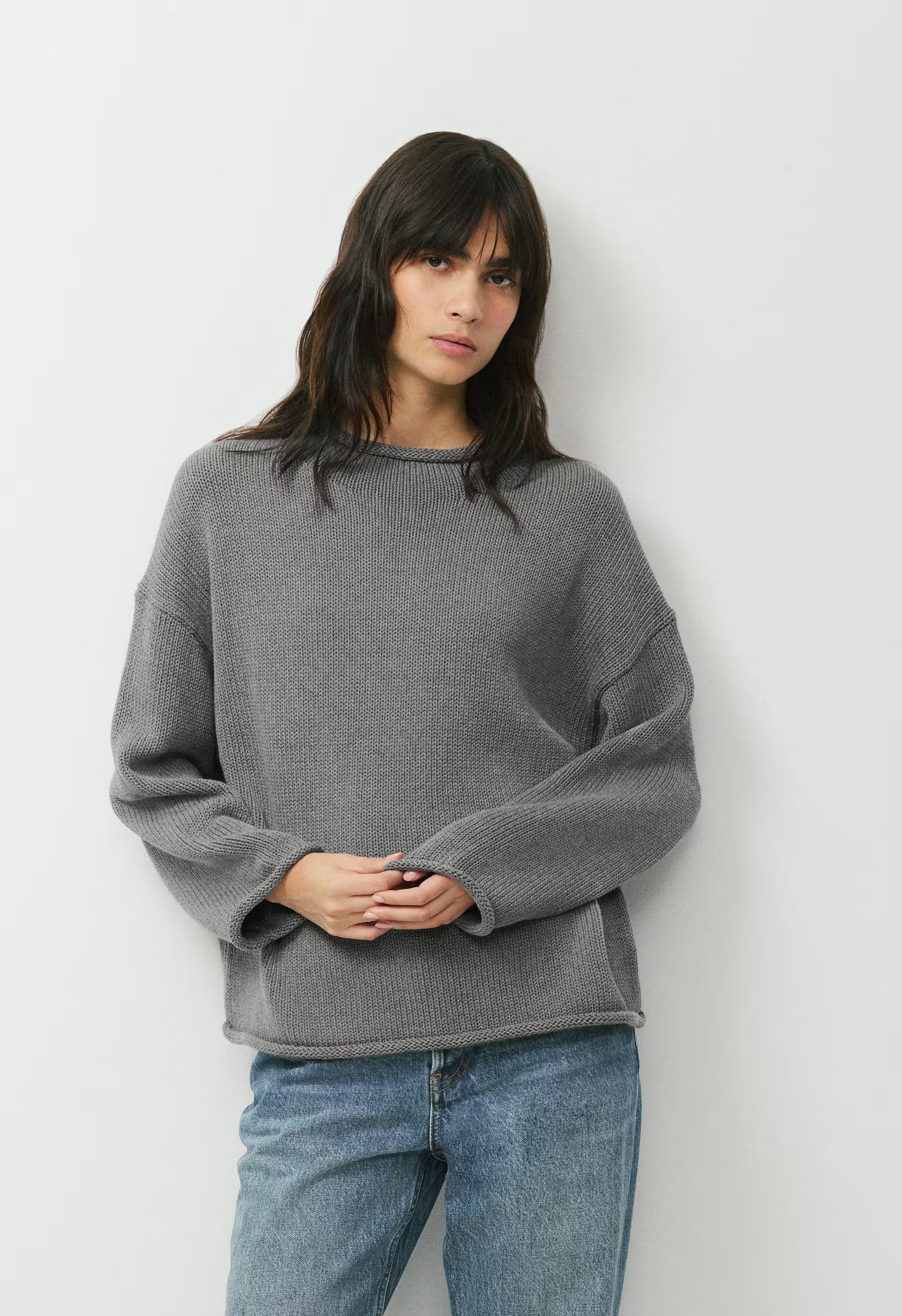 Abode Mockneck - HEATHER DARK GREY
