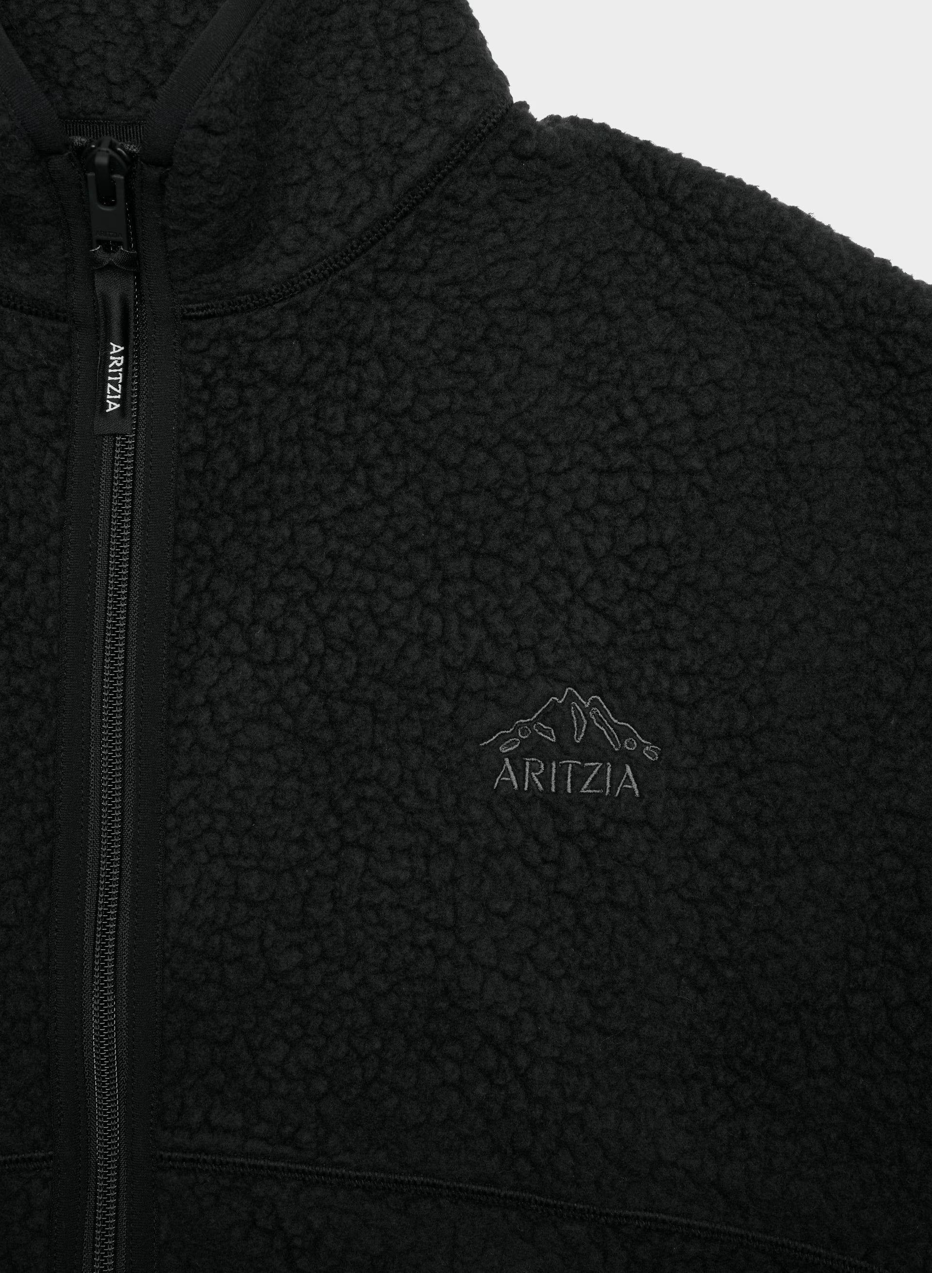 Polartec® Thermal Pro™ Twilight Zip-Up - BLACK