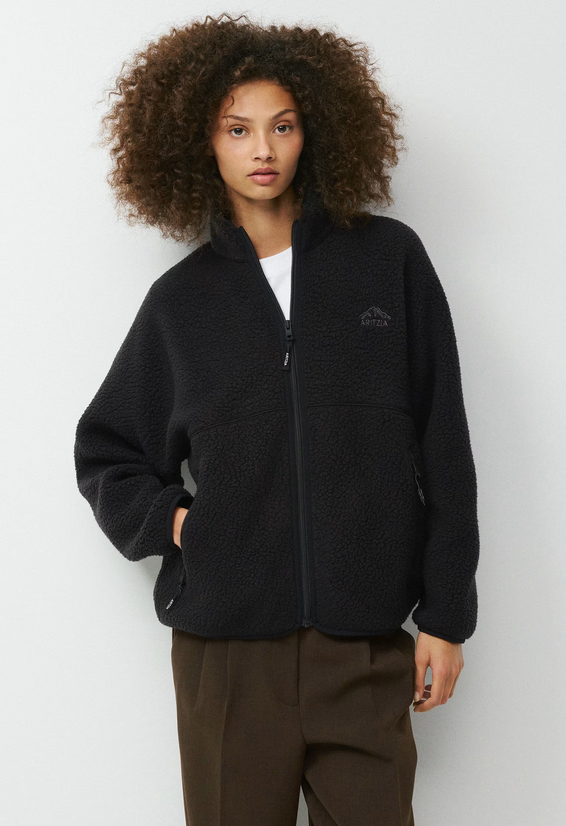 Polartec® Thermal Pro™ Twilight Zip-Up - BLACK