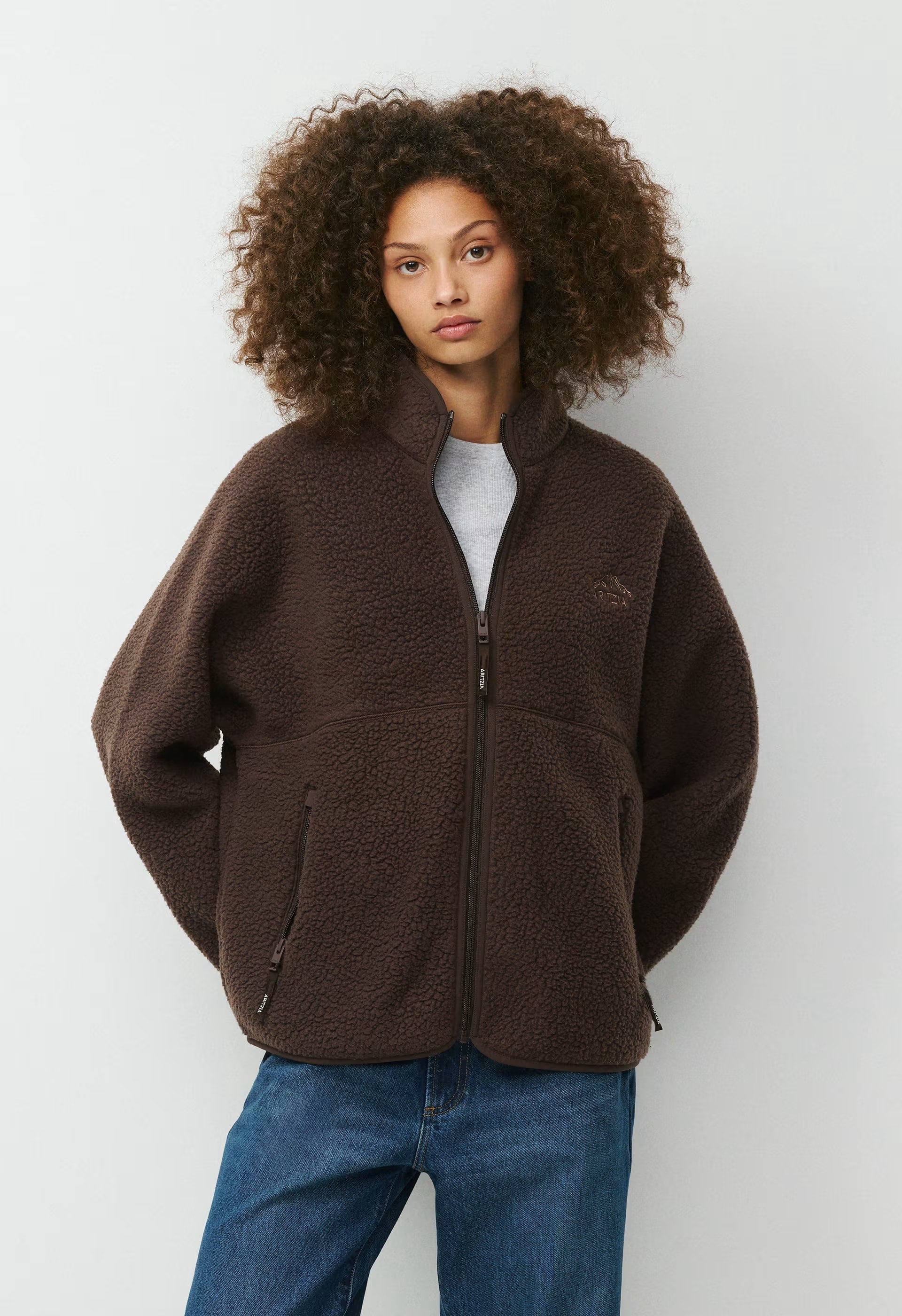Polartec® Thermal Pro™ Twilight Zip-Up - RICH MOCHA BROWN