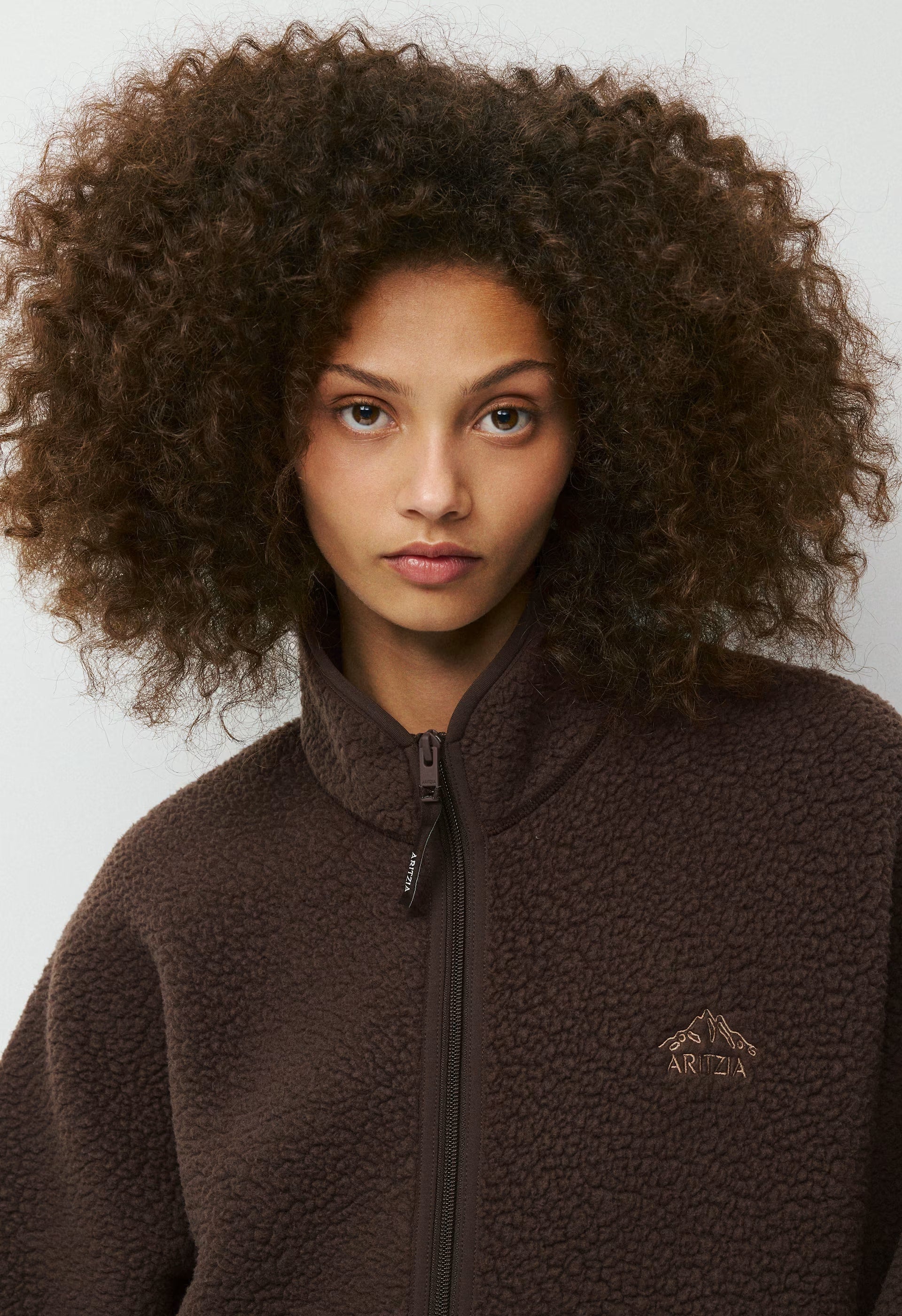 Polartec® Thermal Pro™ Twilight Zip-Up - RICH MOCHA BROWN