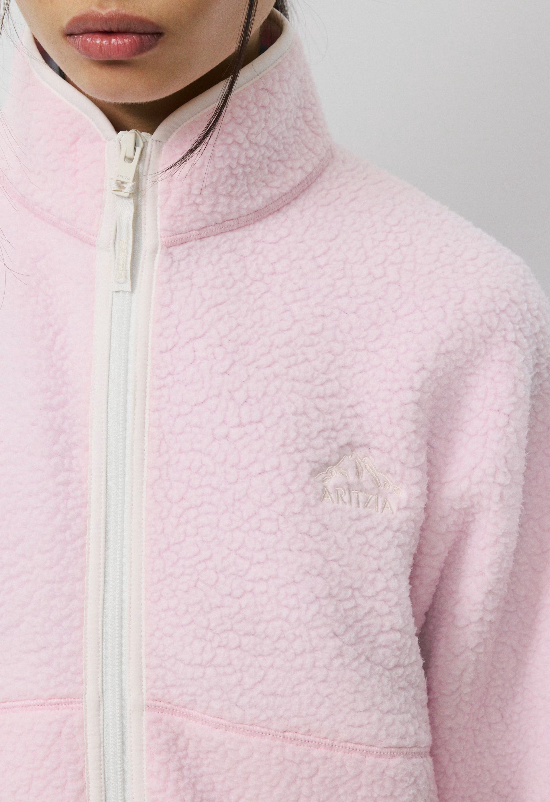 Polartec® Thermal Pro™ Twilight Zip-Up - MAGNOLIA/COLD FOAM WHT