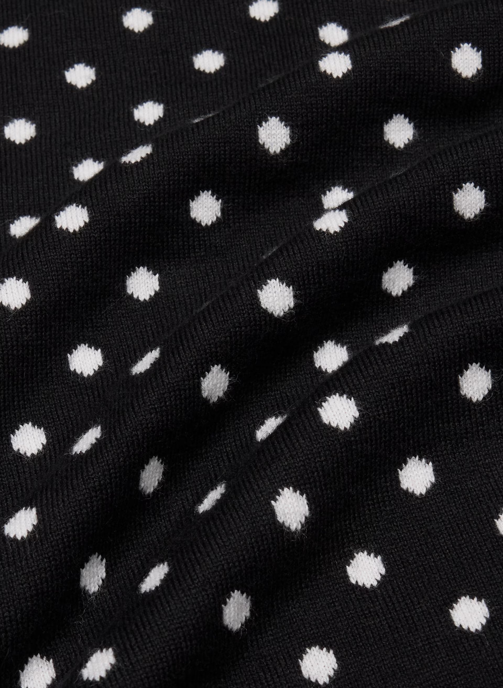 Noteworthy Cardigan - BLACK/WHITE
