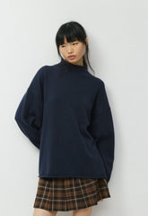 Cotton Charm™ Keepsake Mockneck - ADMIRAL NAVY
