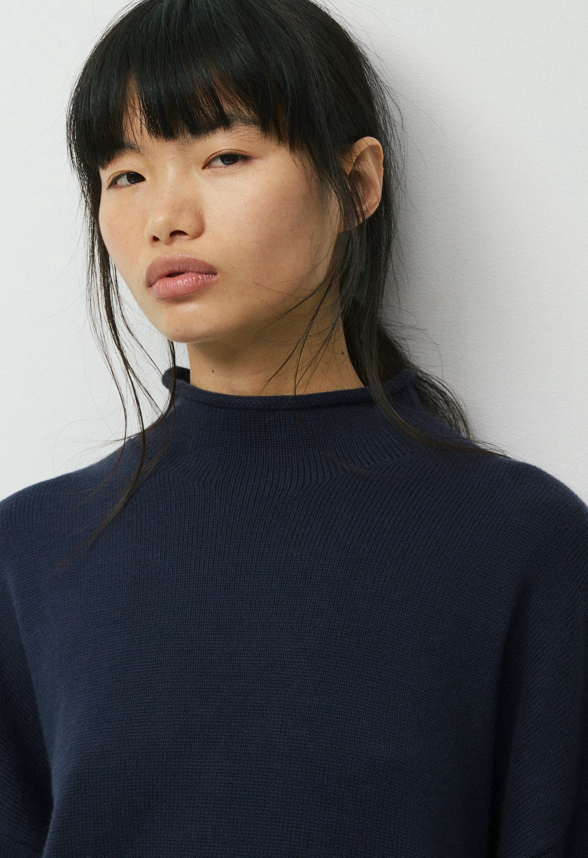 Cotton Charm™ Keepsake Mockneck - ADMIRAL NAVY