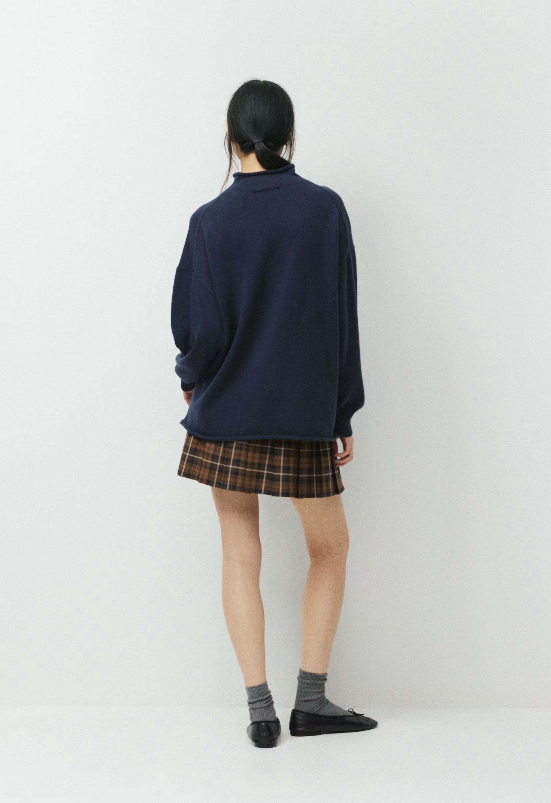 Cotton Charm™ Keepsake Mockneck - ADMIRAL NAVY